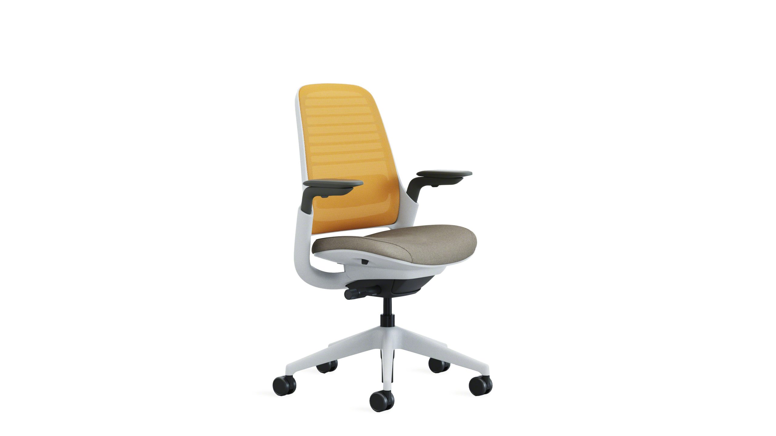 Steelcase Series 1 ergonomic office chair in a contemporary workstation