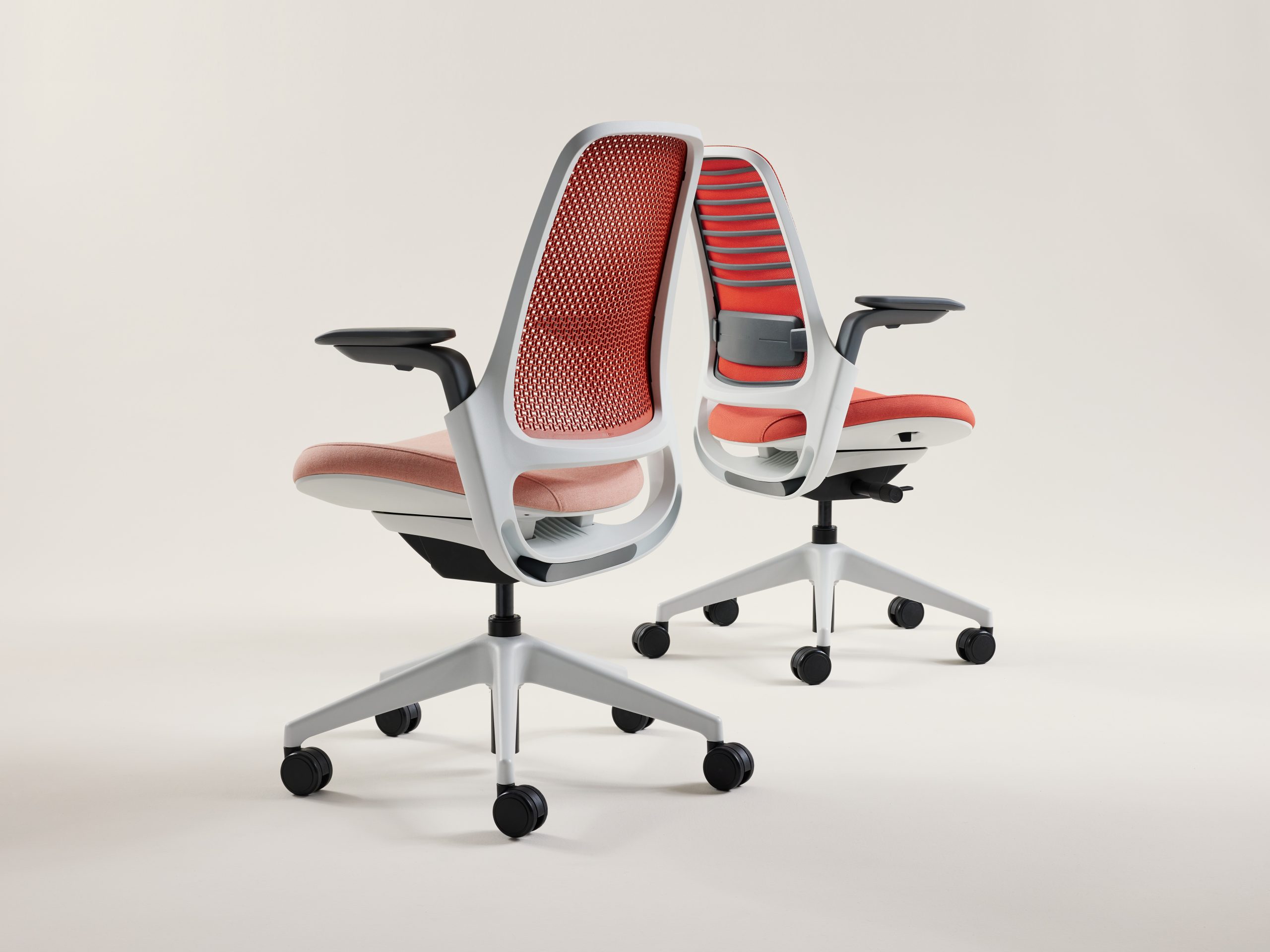 Steelcase Series 1 ergonomic office chair in a contemporary workstation