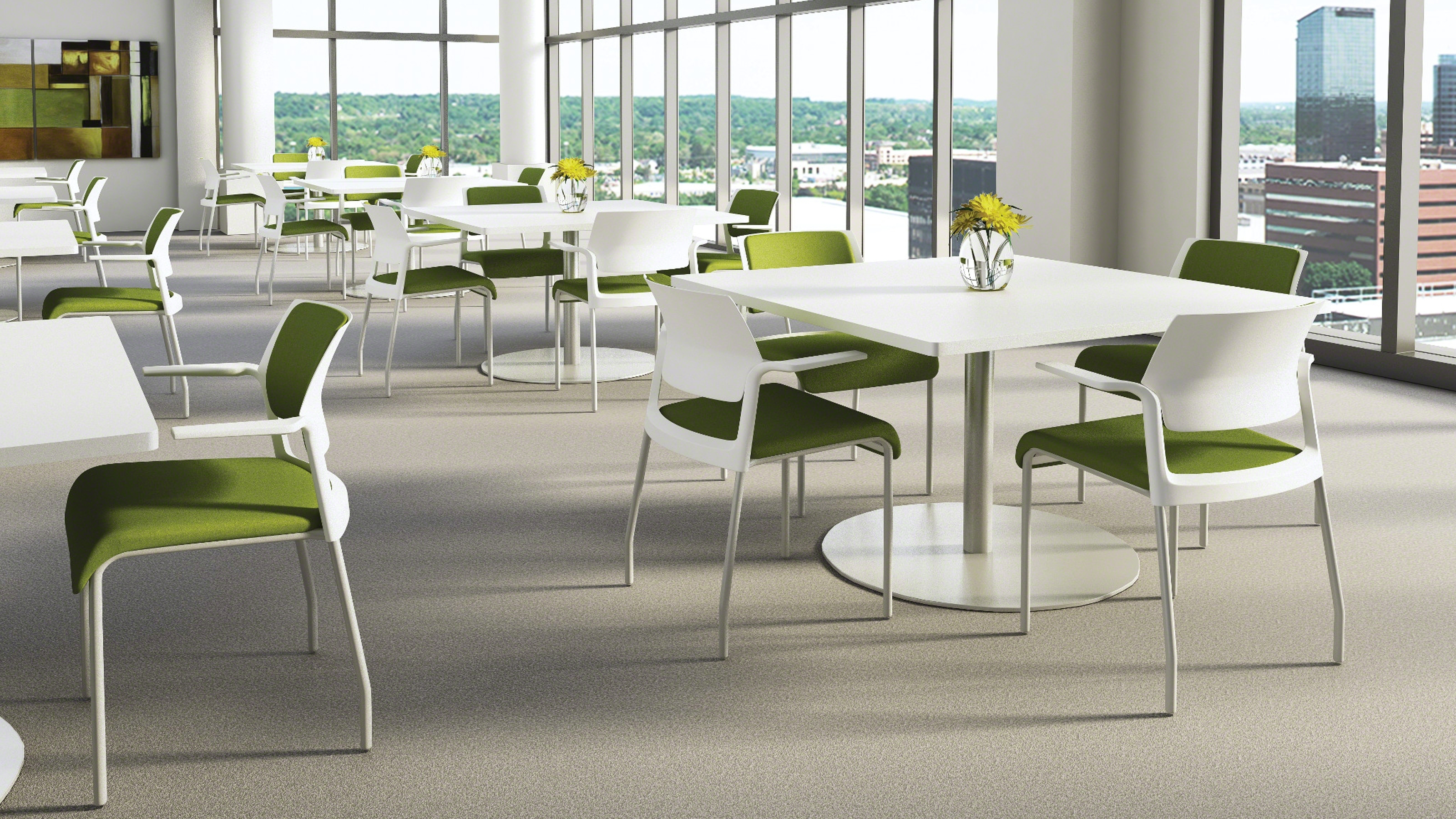 Steelcase Move stool supporting active seating in a modern office