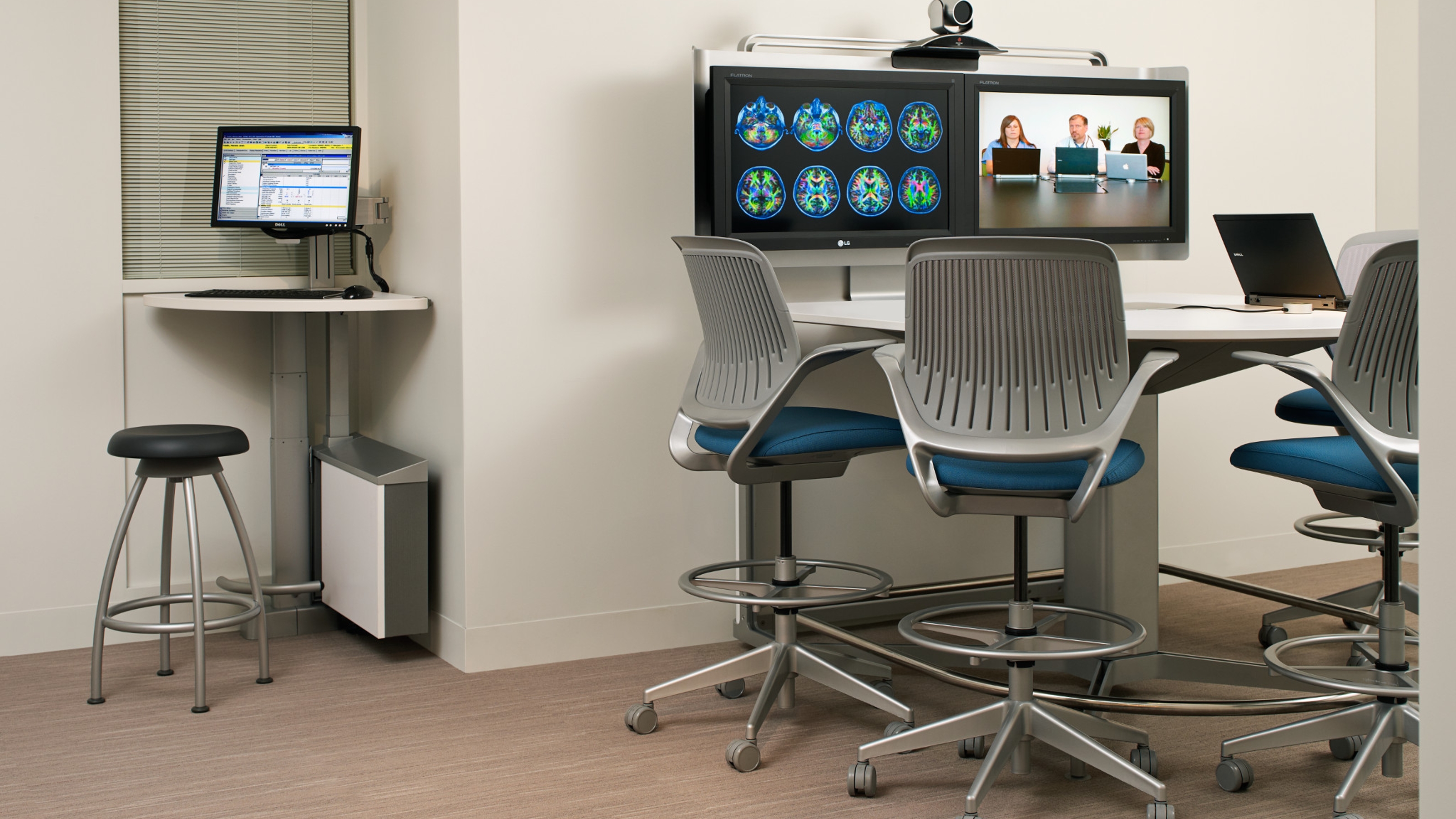 Steelcase Cobi collaborative office chair in a creative meeting area