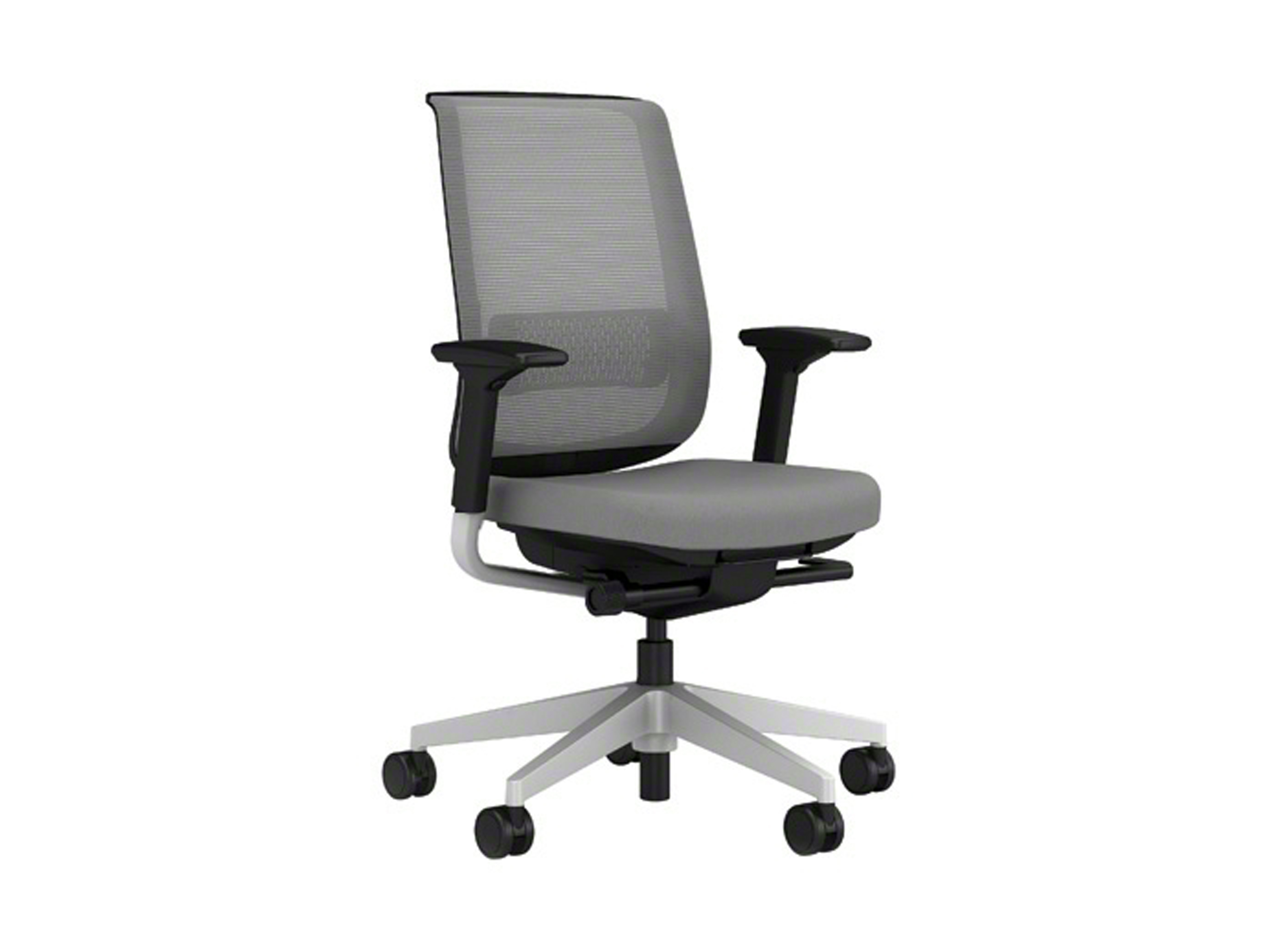 Steelcase Reply ergonomic office chair at a minimalist workstation