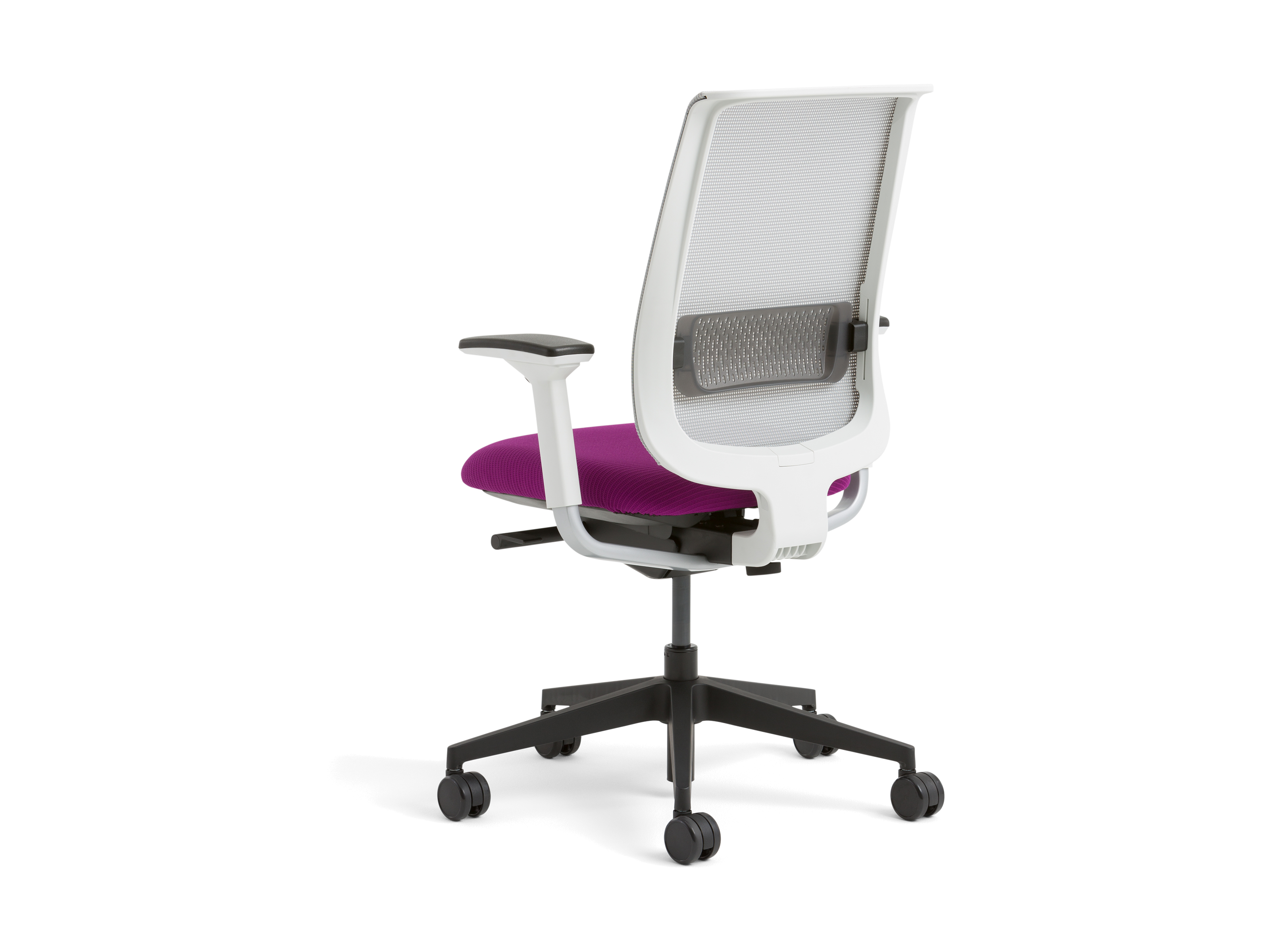 Steelcase Reply ergonomic office chair at a minimalist workstation