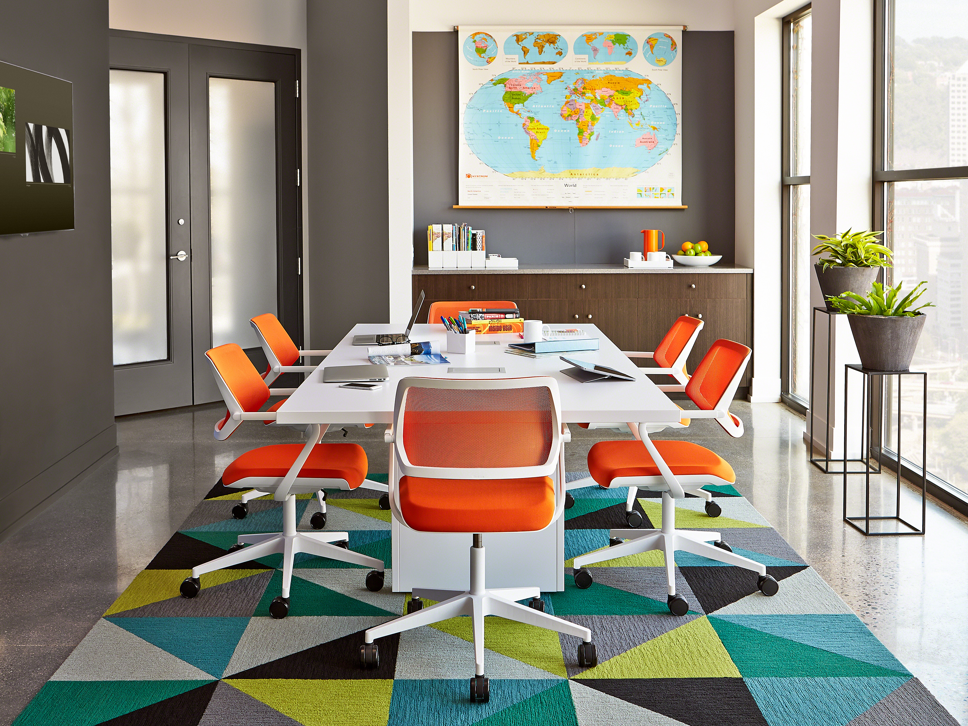 Qivi lounge seating by Steelcase in a modern reception or waiting area