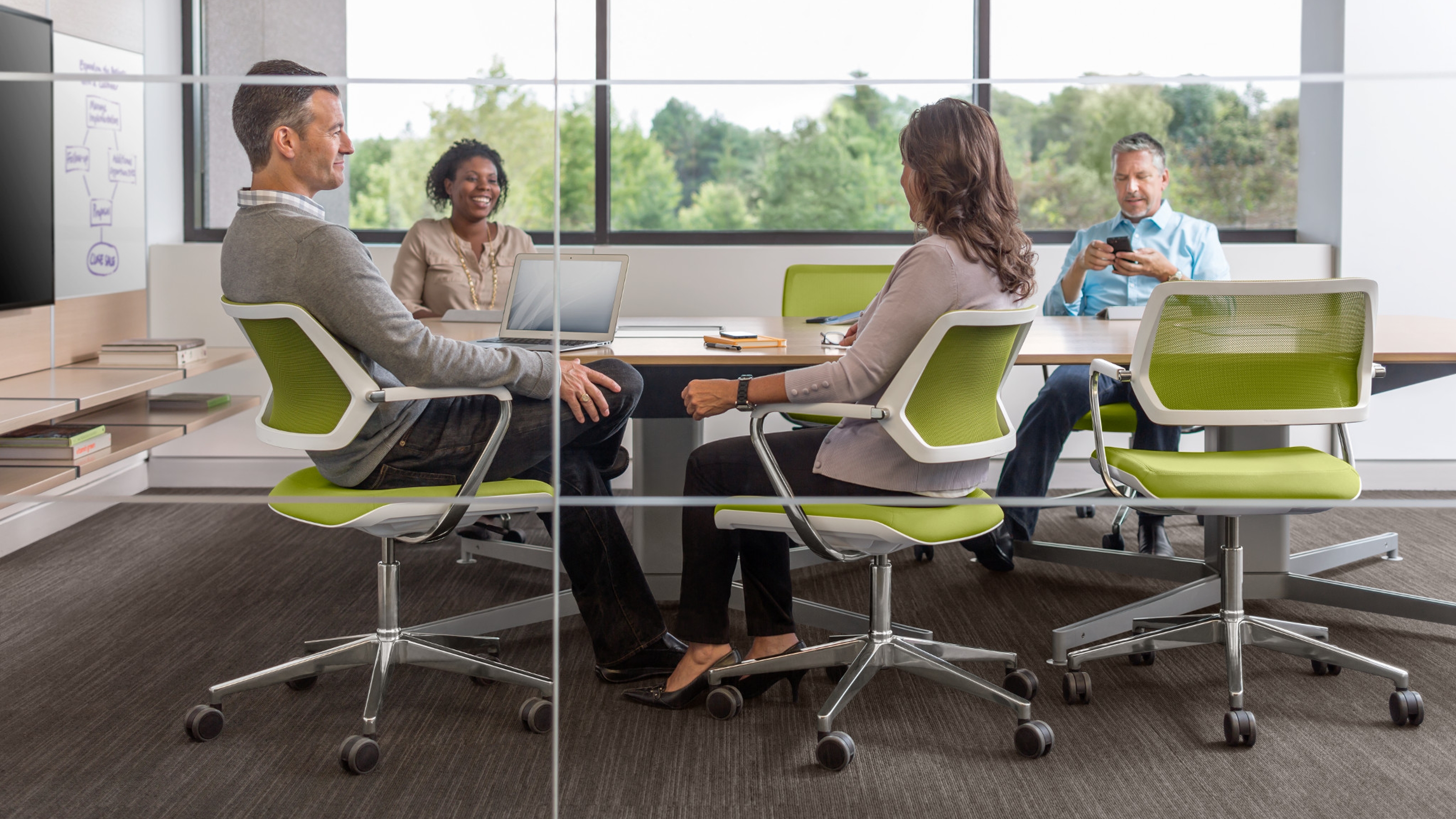 Qivi lounge seating by Steelcase in a modern reception or waiting area
