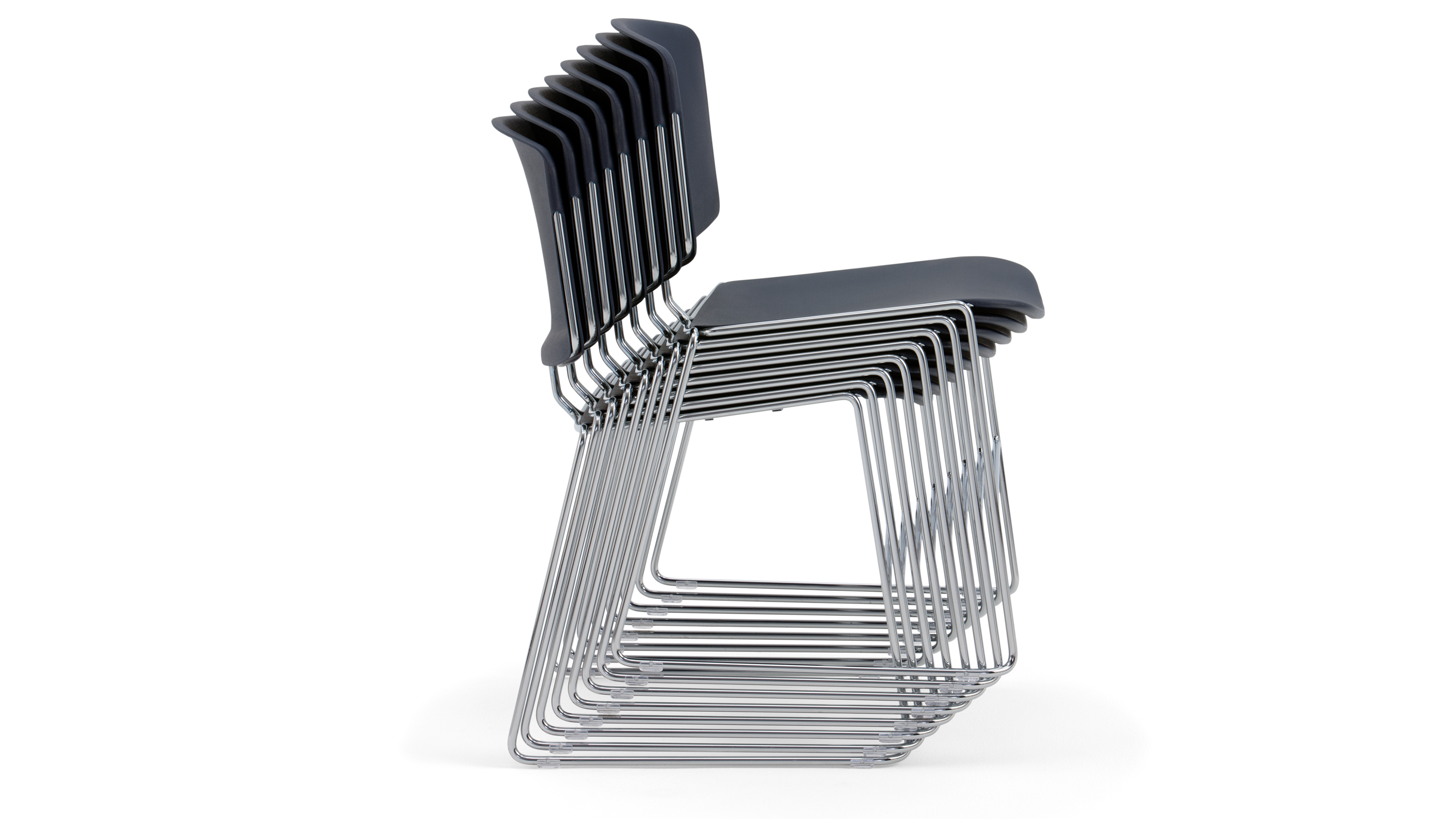 Max-Stacker III stacking chair arranged in a training or event space