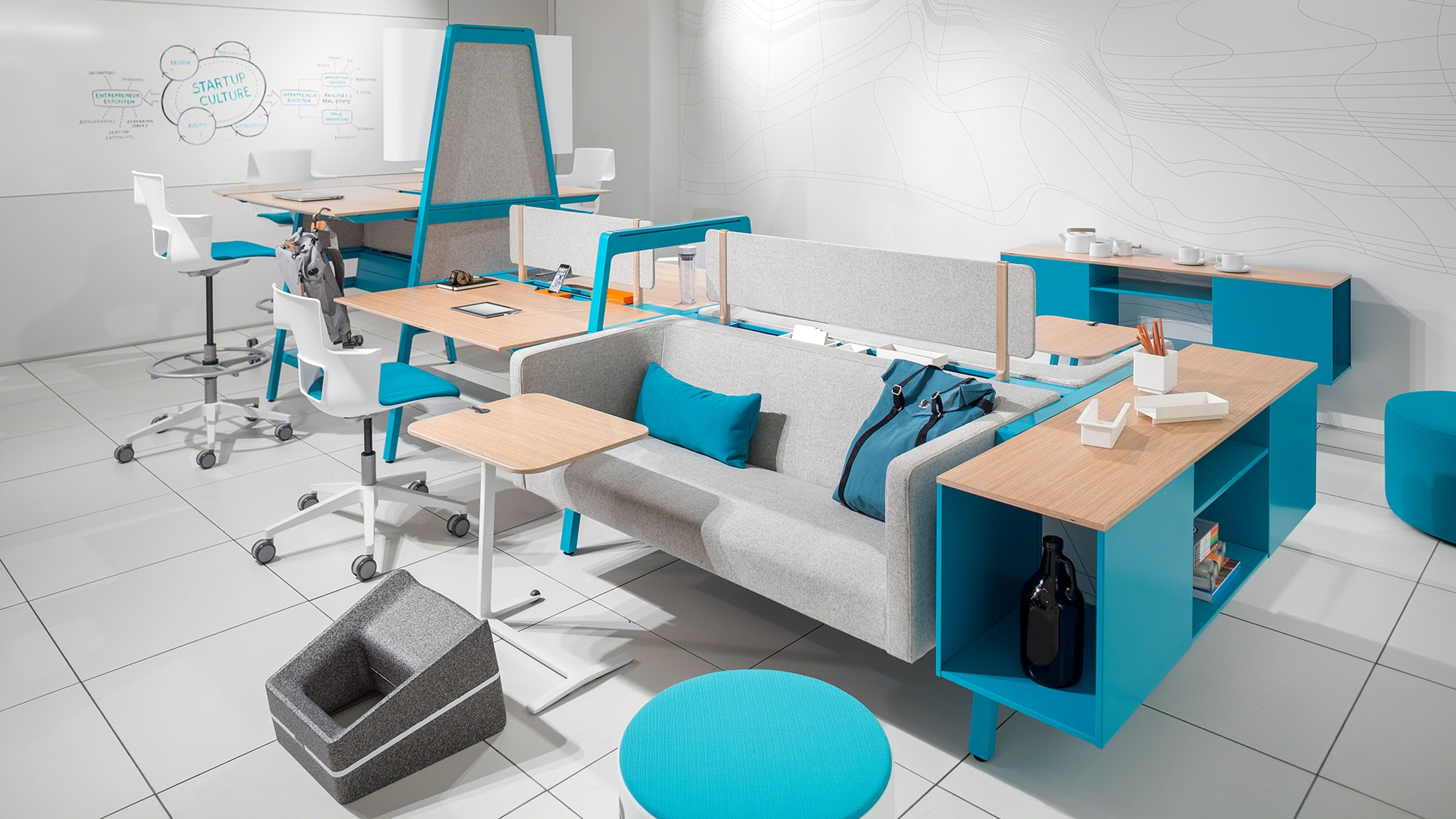 Steelcase Shortcut chair used in a flexible classroom learning environment