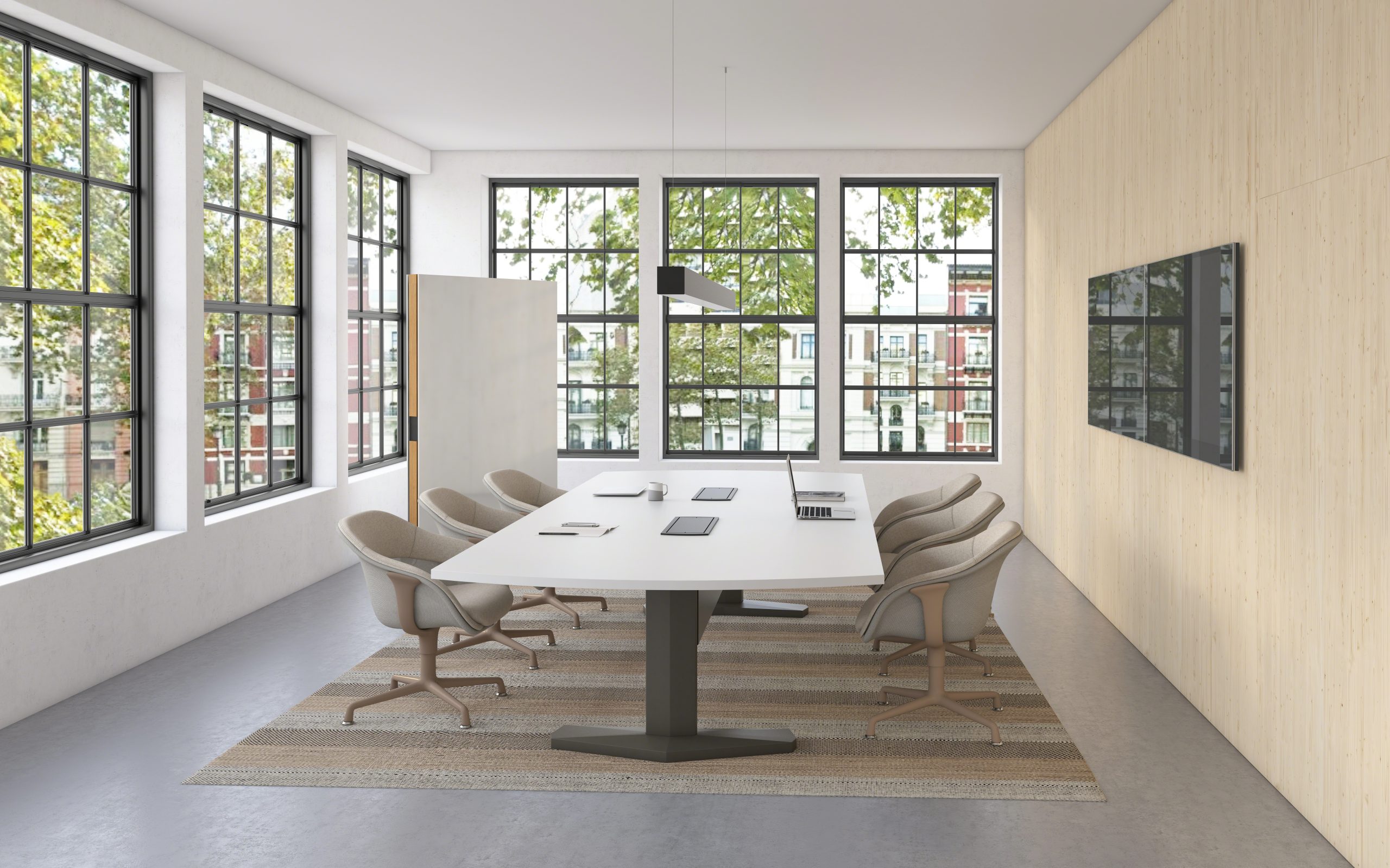 eTable 2 collaborative meeting table for modern workplace environments