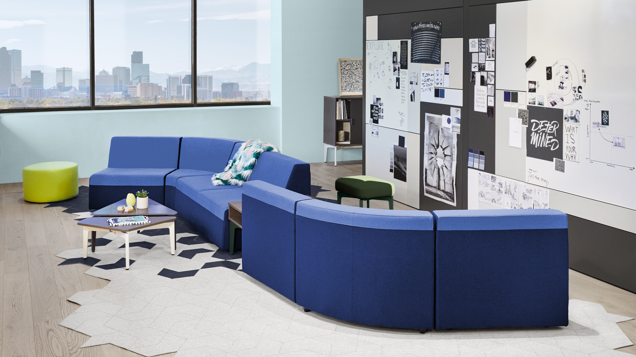 Campfire Lounge modular seating for collaborative workplace environments