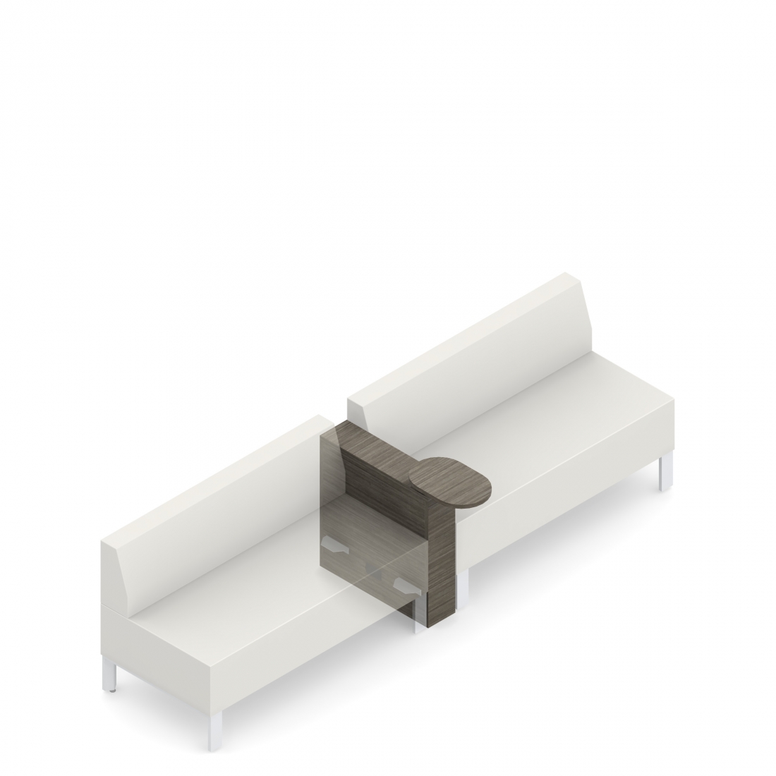 Bridges II collaborative worksurface system for modern workplace environments