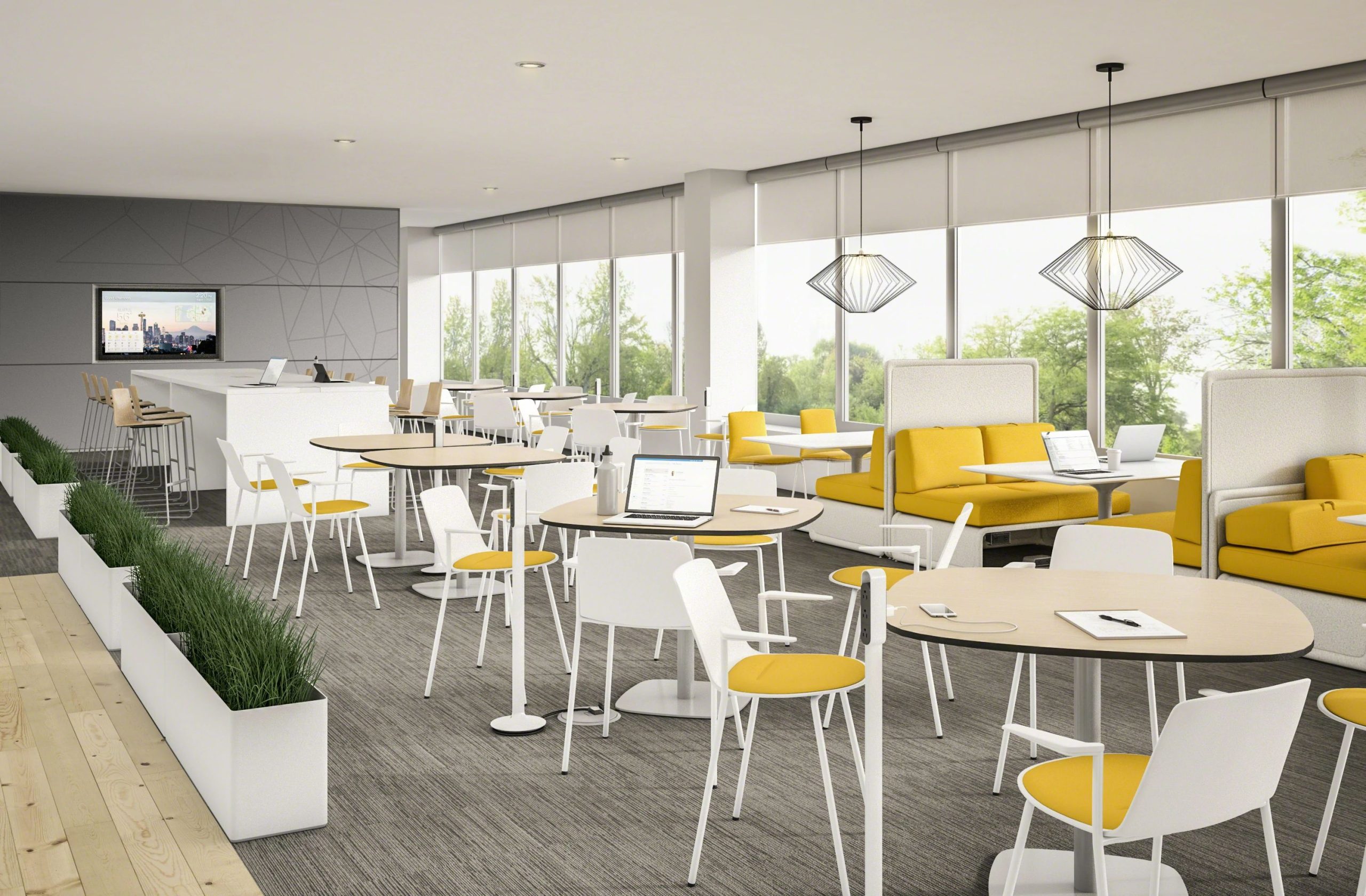 Enea Lottus seating for contemporary workplace and meeting spaces