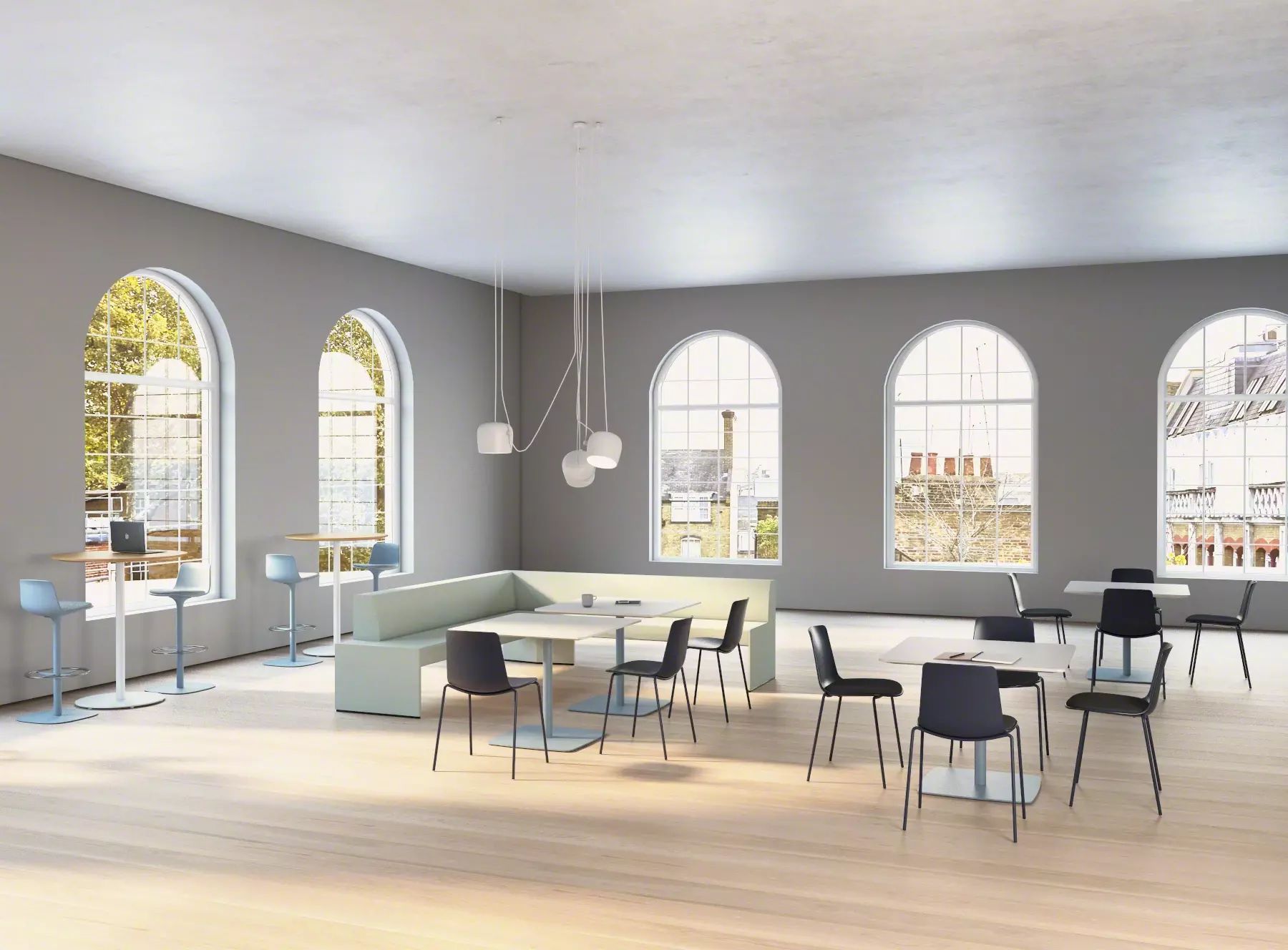 Enea Lottus seating for contemporary workplace and meeting spaces