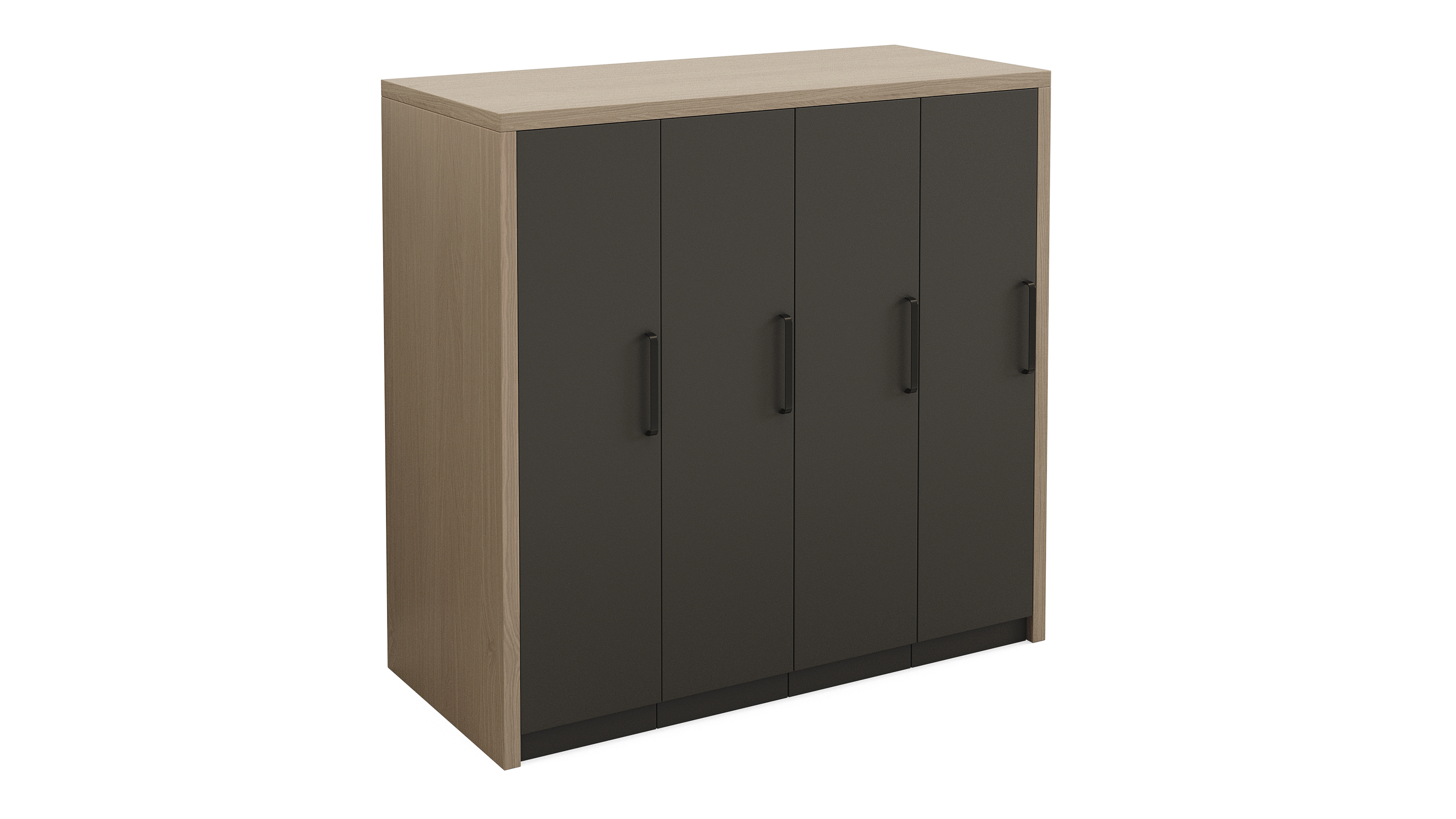 Universal storage cabinets for modern workplace environments