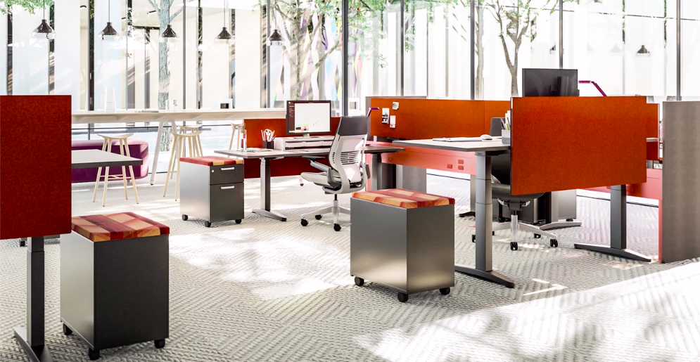 Universal storage cabinets for modern workplace environments