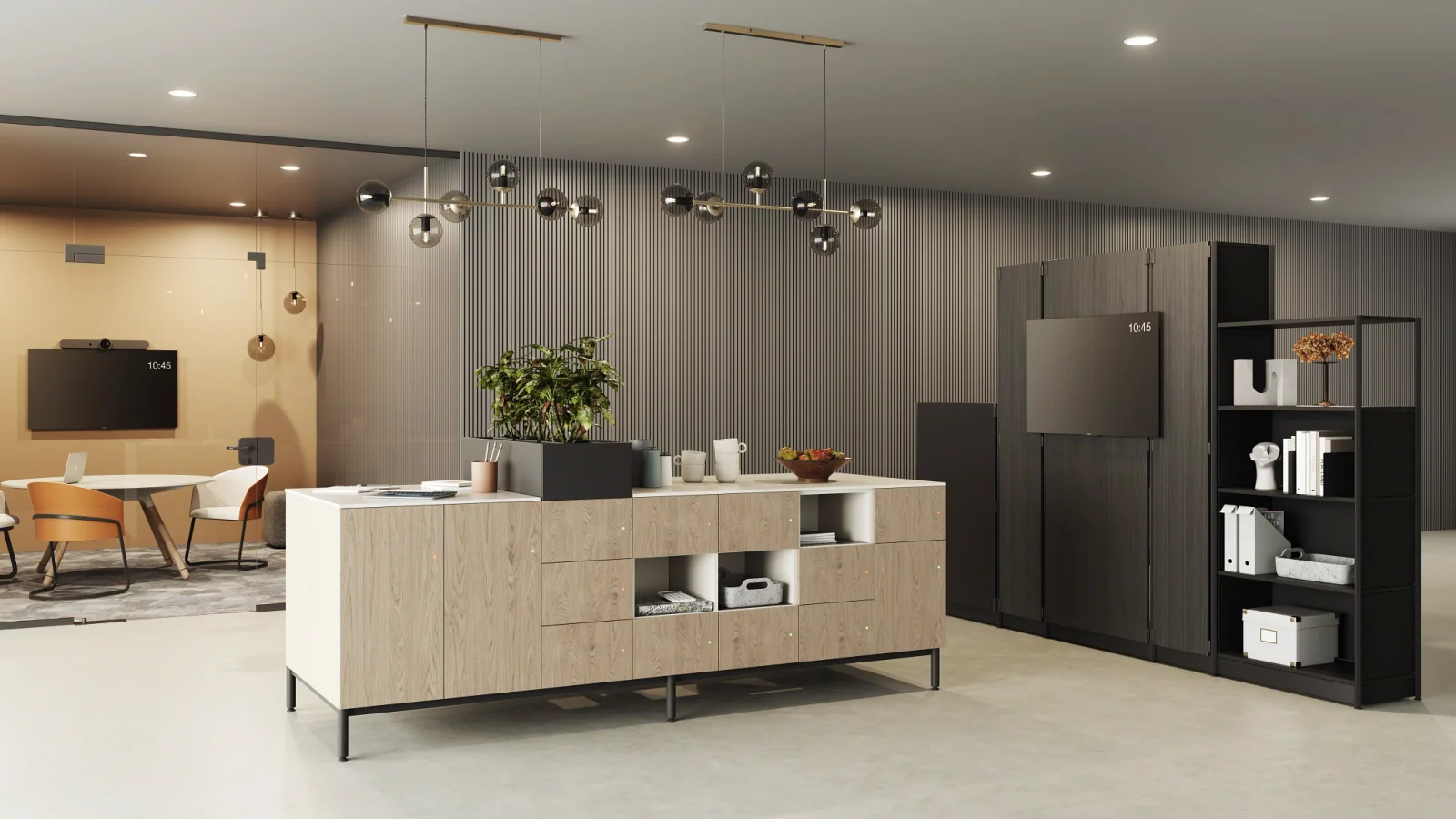 WorkValet locker storage system for workplace personal storage