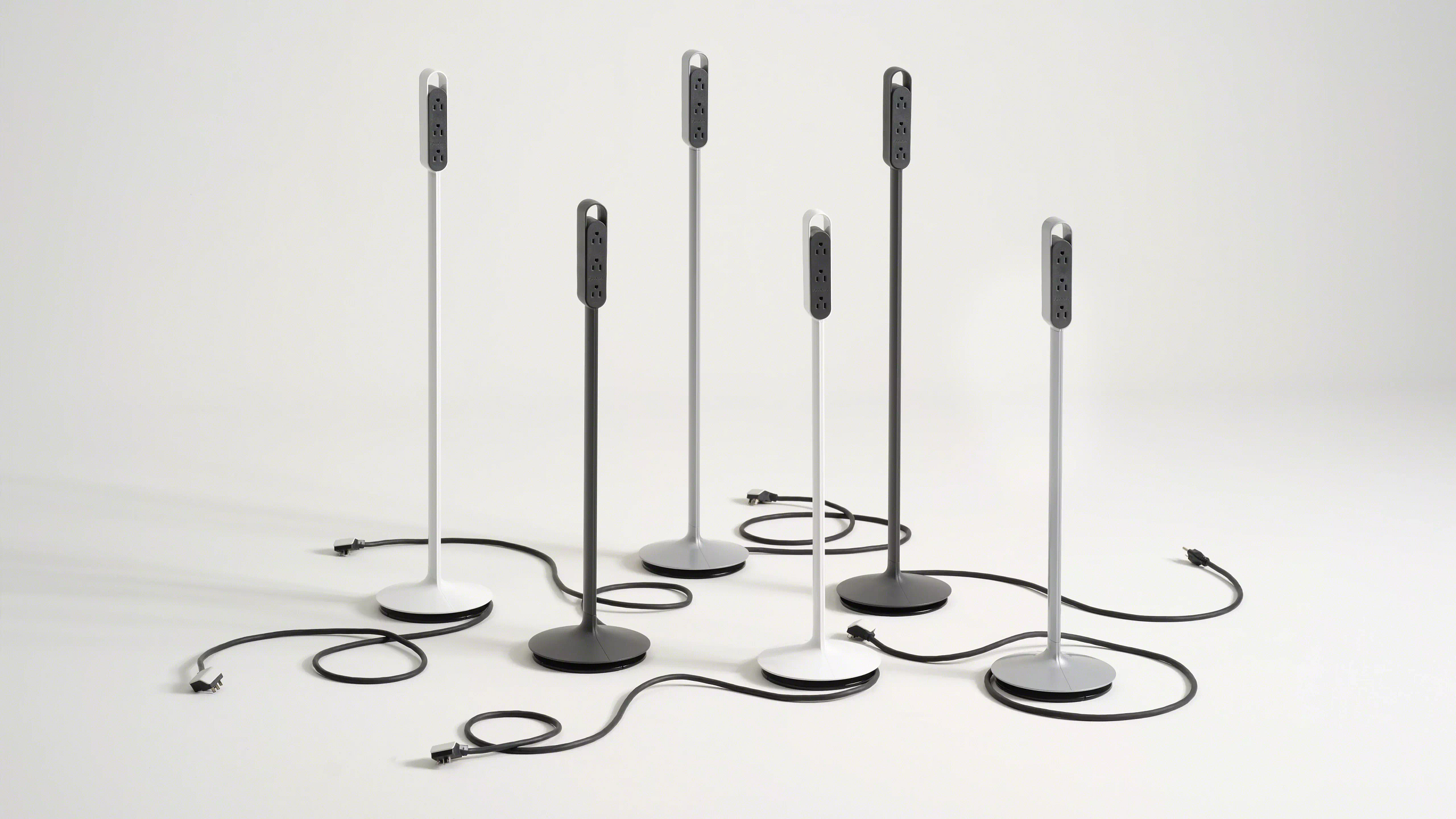 Thread power distribution system for workplace workstations