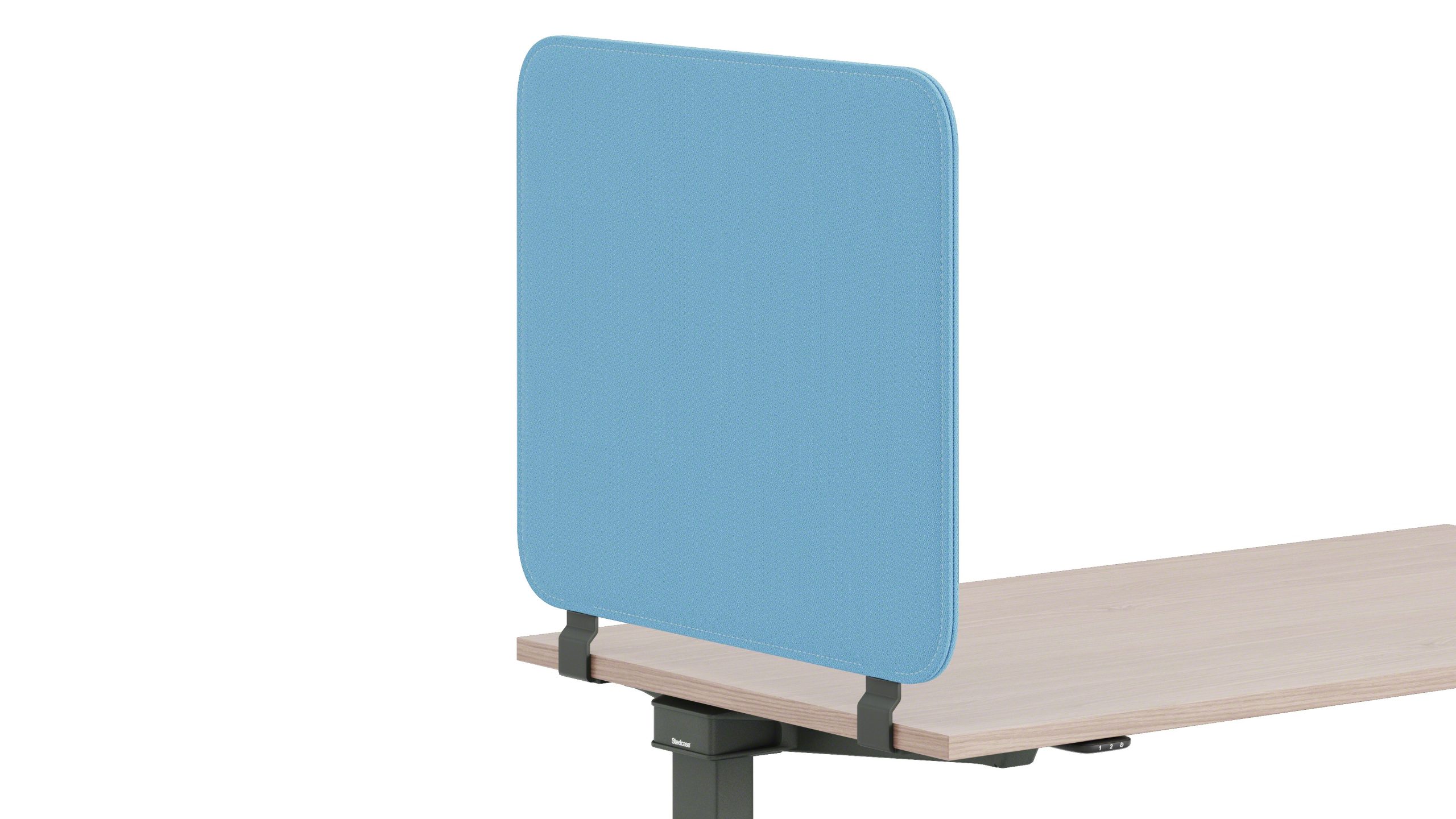 Sarto desk mounted privacy screen for open office workstations