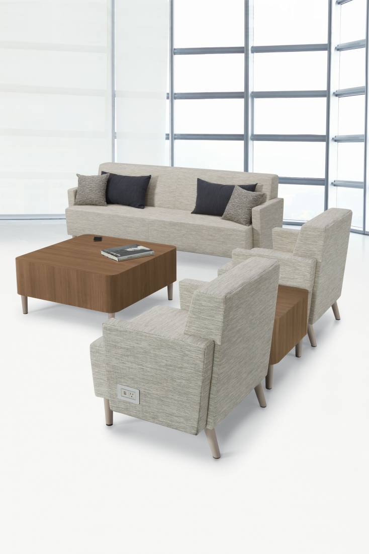 River Plus lounge seating for modern workplace environments