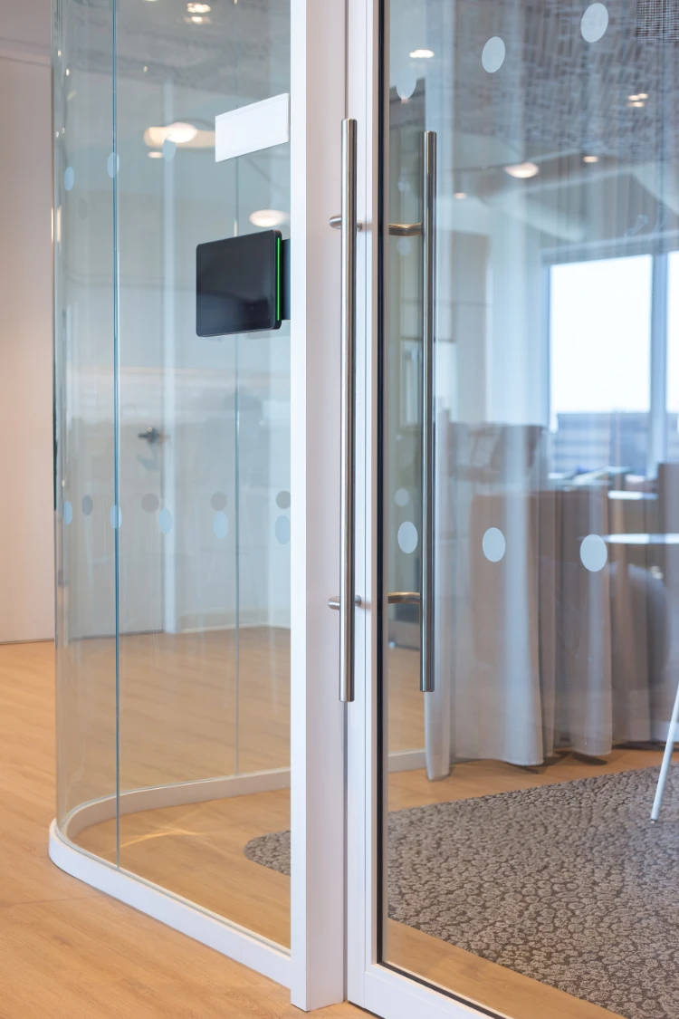 Elite glass wall office partitions for modern workplace privacy