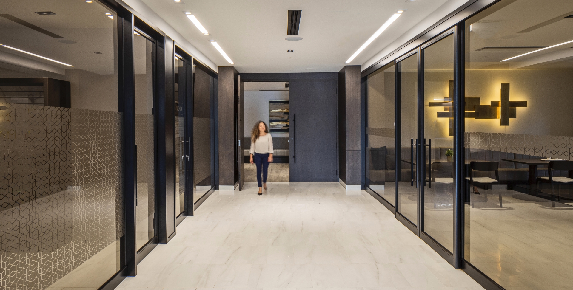Elite glass wall office partitions for modern workplace privacy