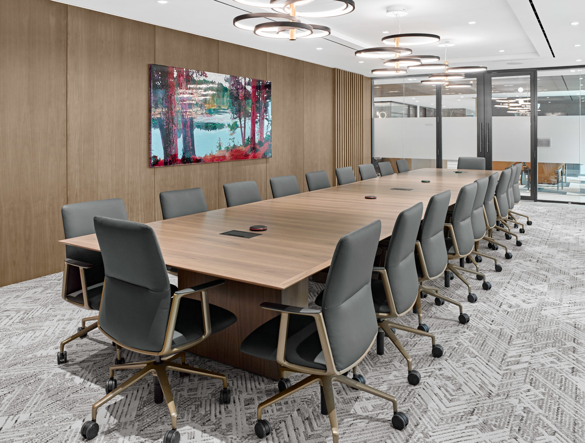 VISTA telescopic movable wall system for adaptable office spaces