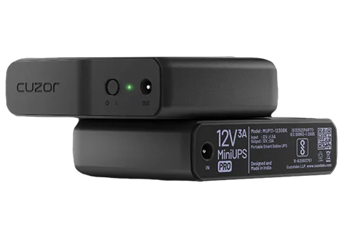 Cuzor Mini UPS Pro for 12V 3A Routers