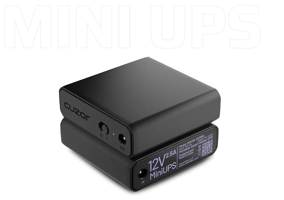 Cuzor Mini Router UPS Illustration