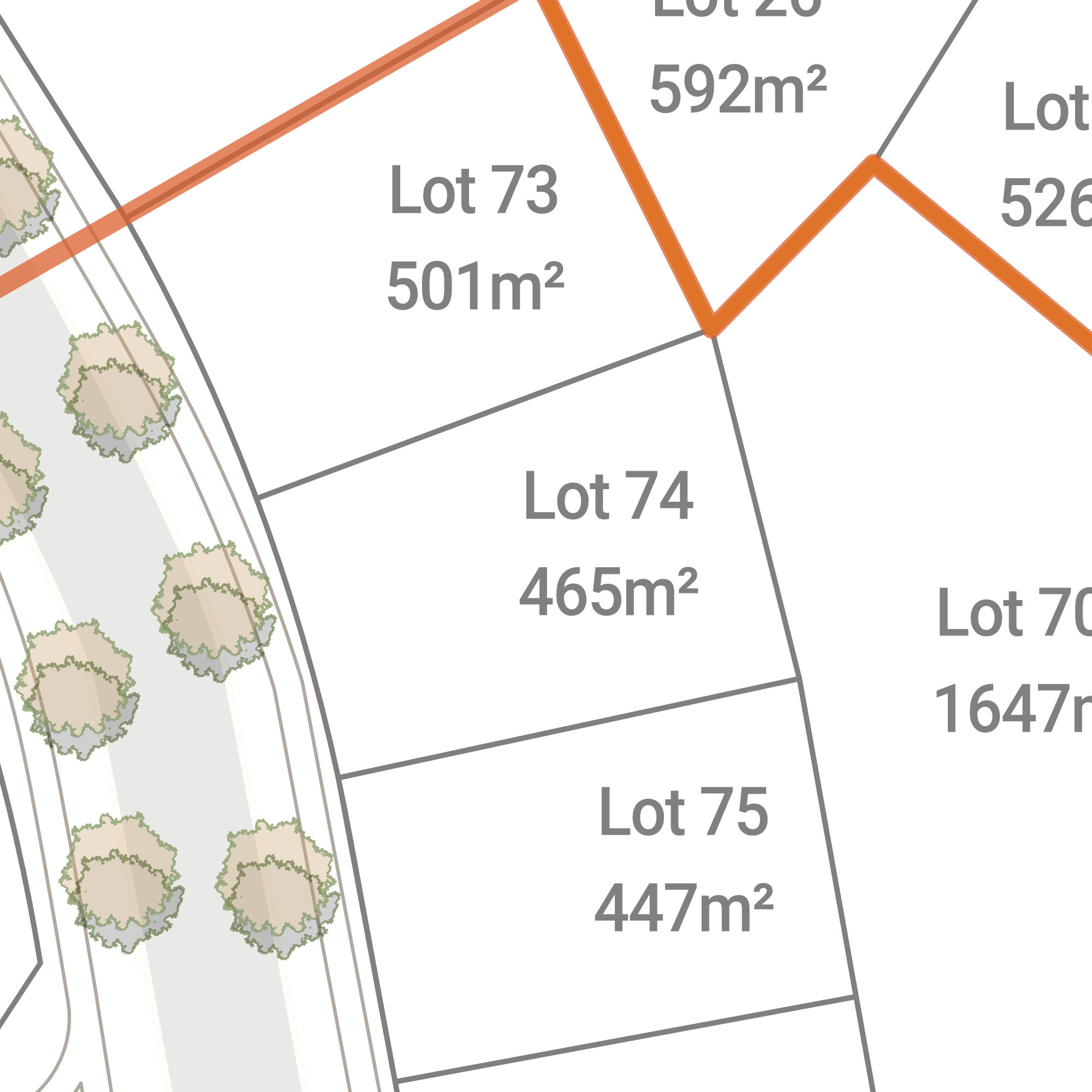 Lot 74 site plan