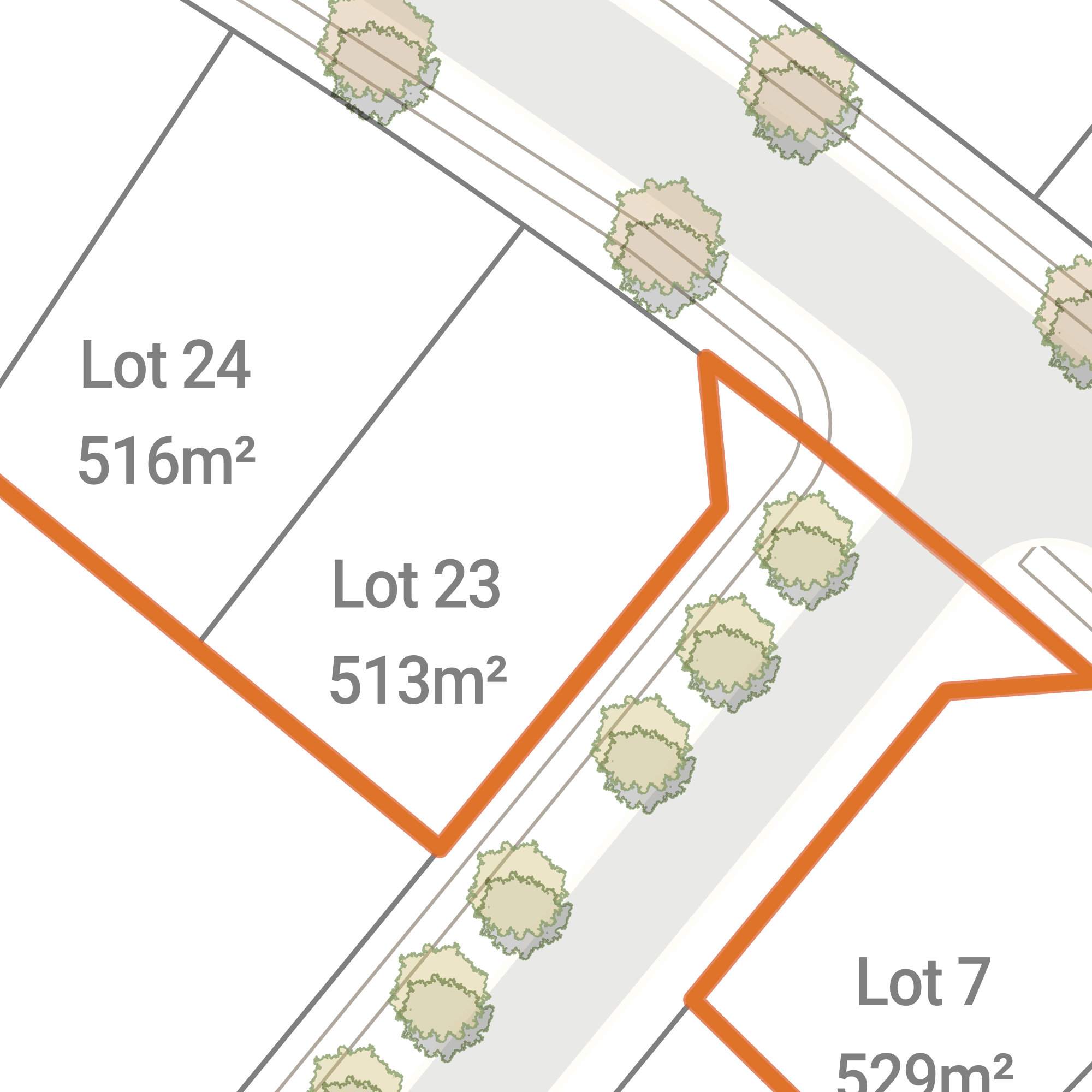 Lot 23 site plan