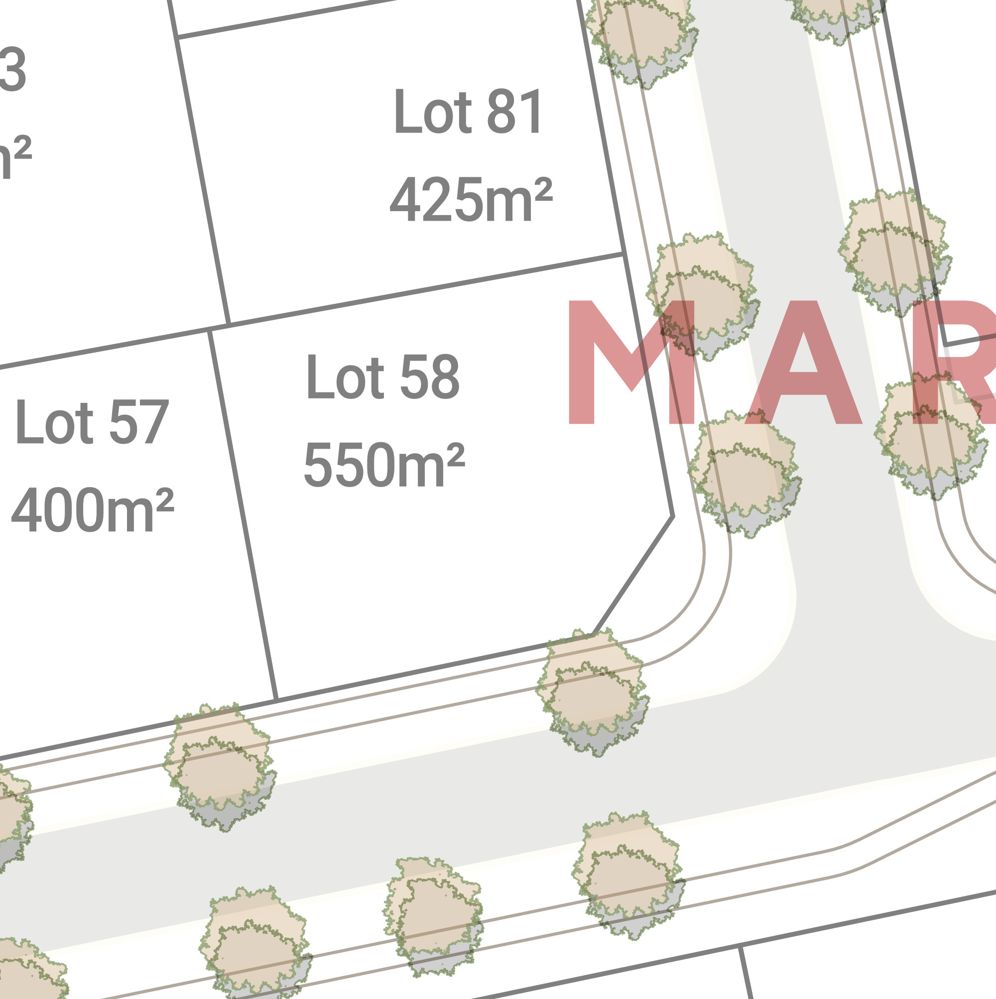Lot 58 site plan