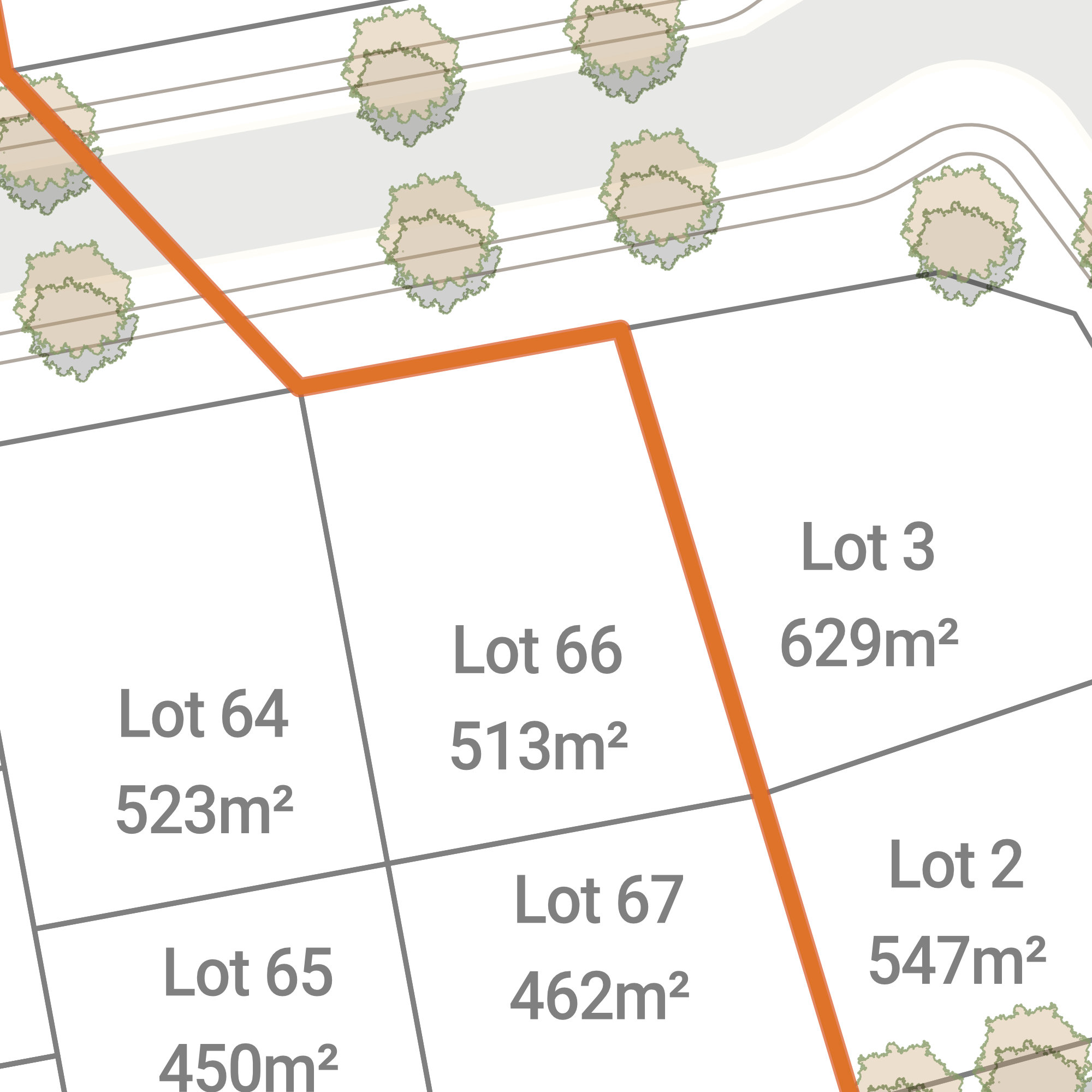 Lot 66 site plan