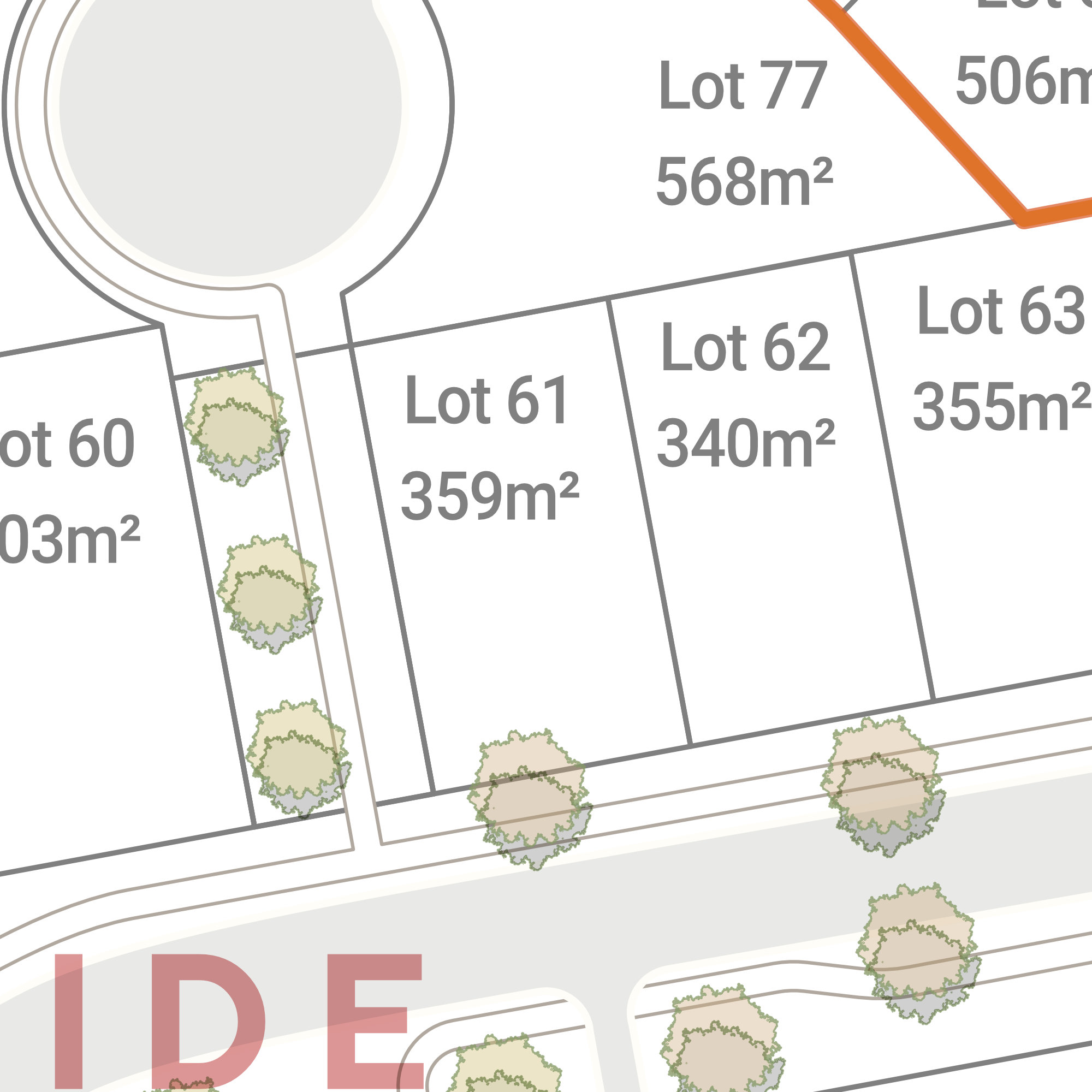 Lot 61 site plan