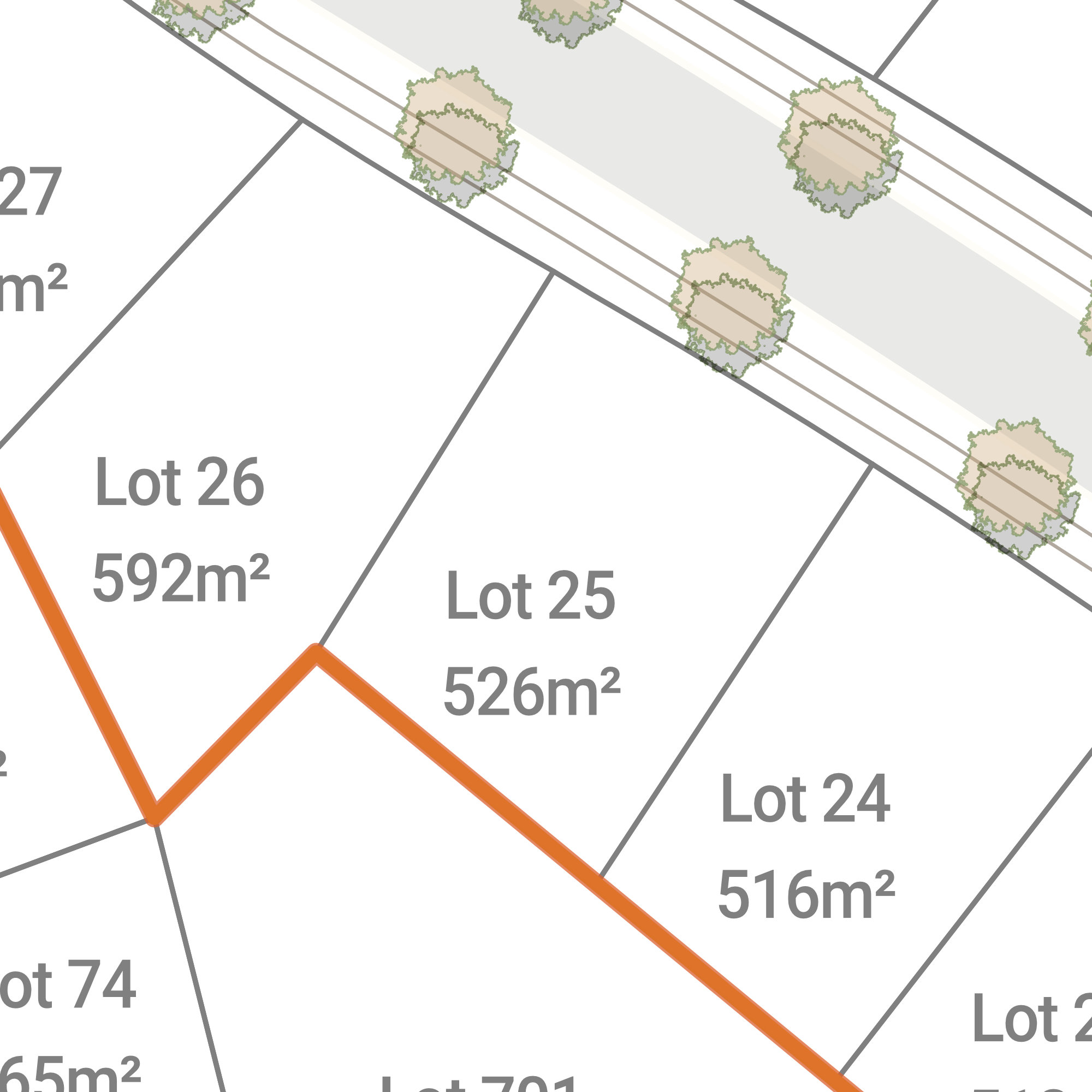Lot 25 site plan