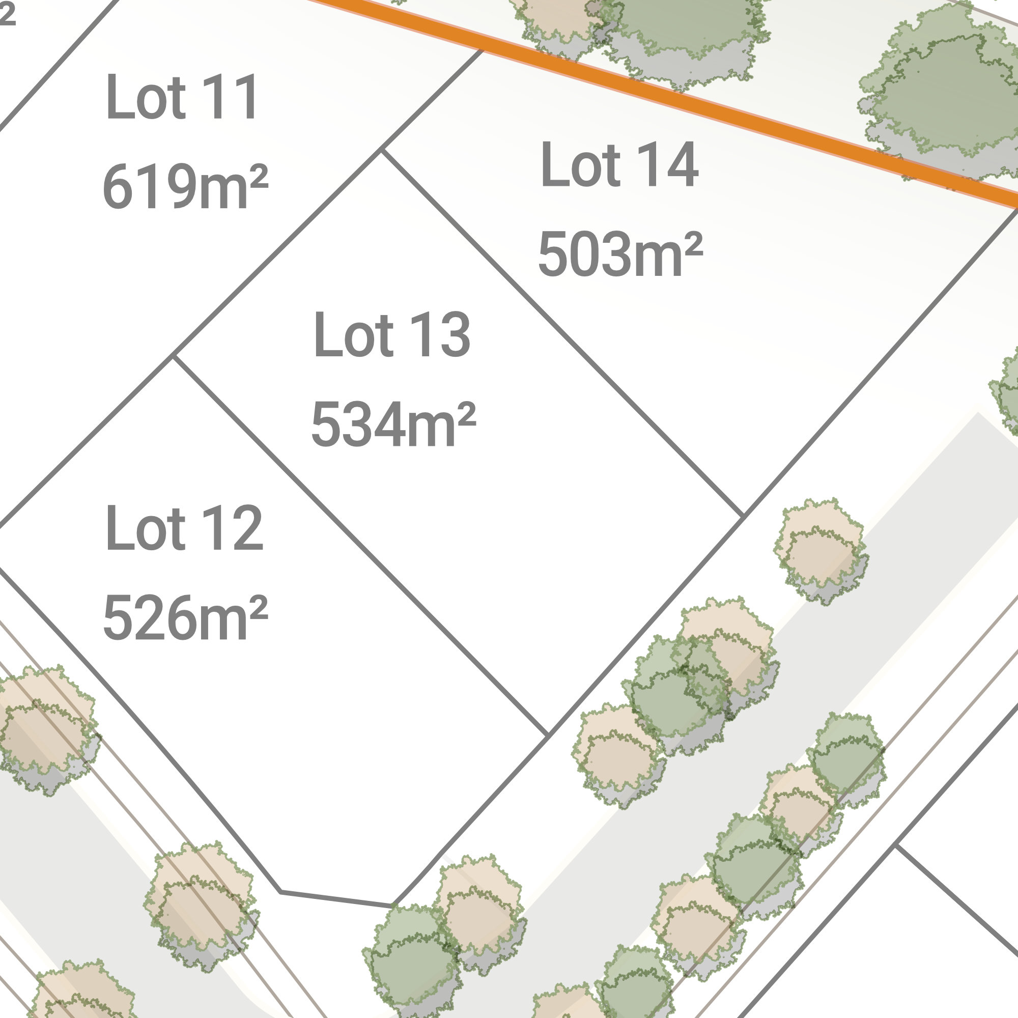 Lot 13 site plan