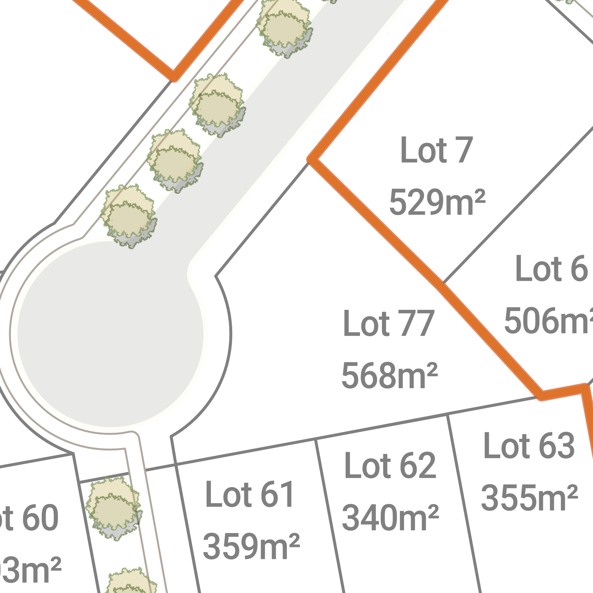 Lot 77 site plan