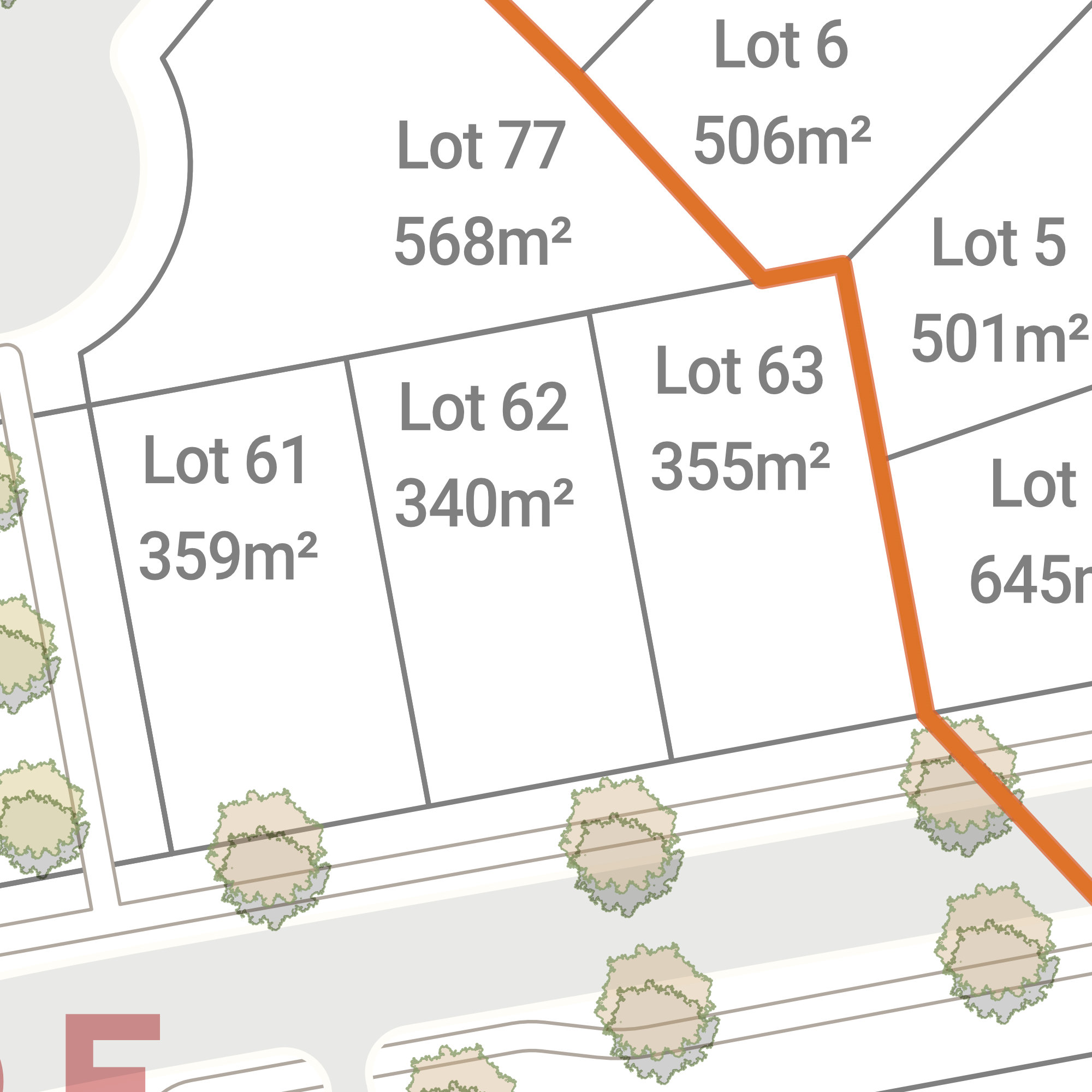 Lot 62 site plan