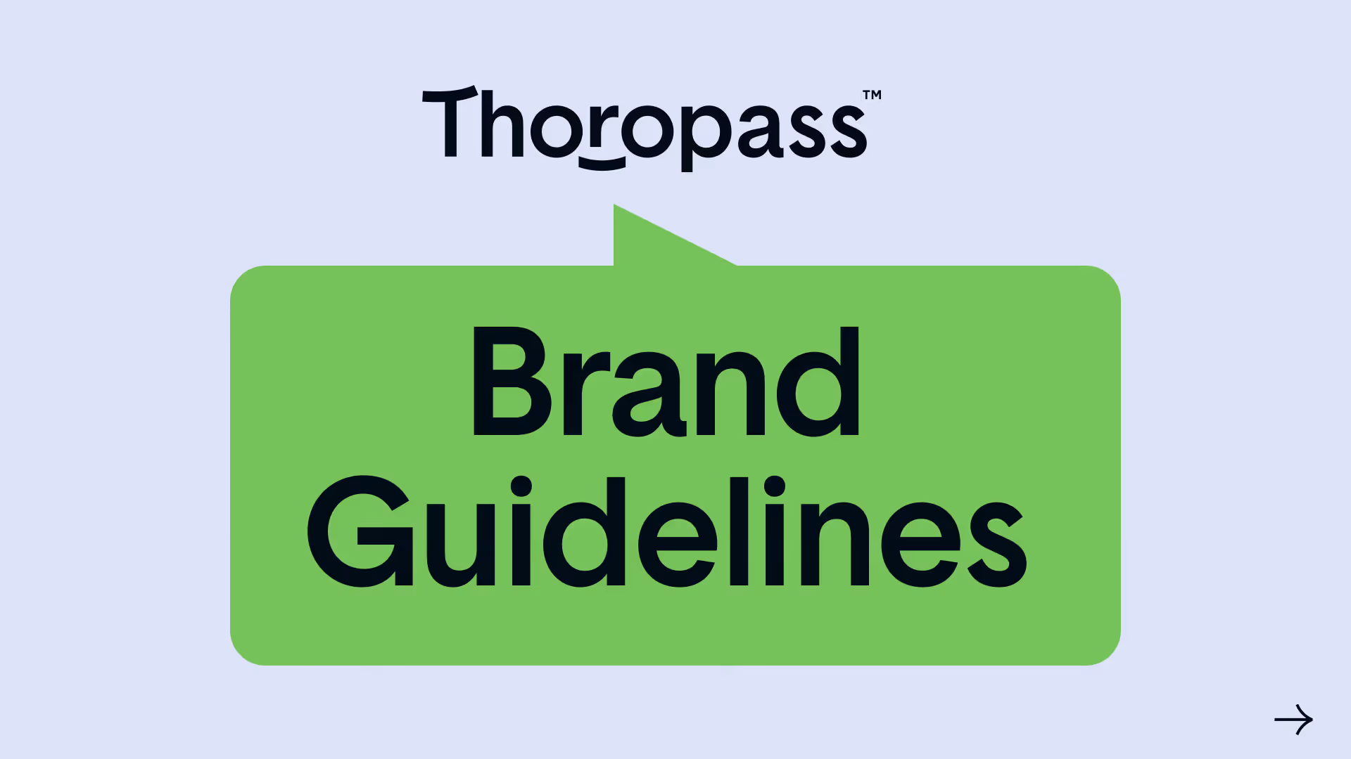 Thoropass brand guidelines page 1