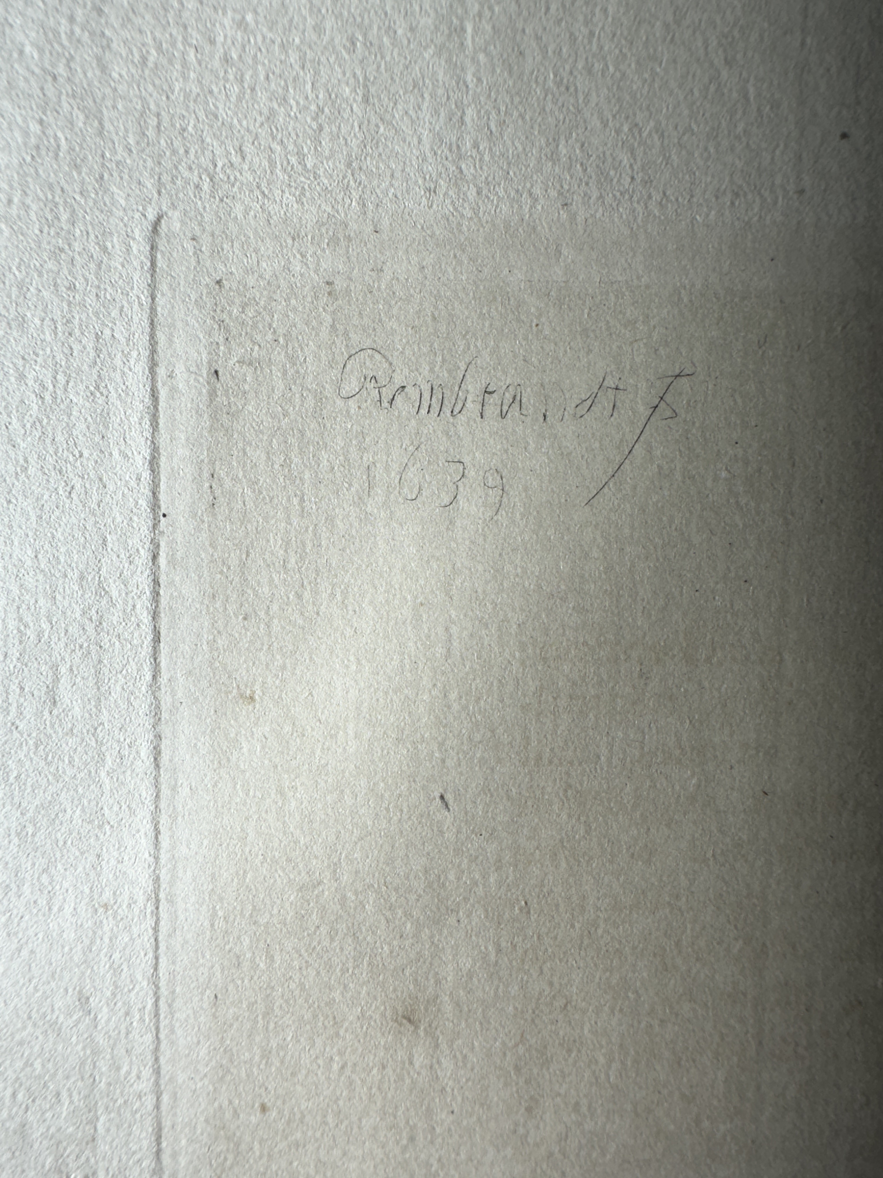 Platemark, upper left