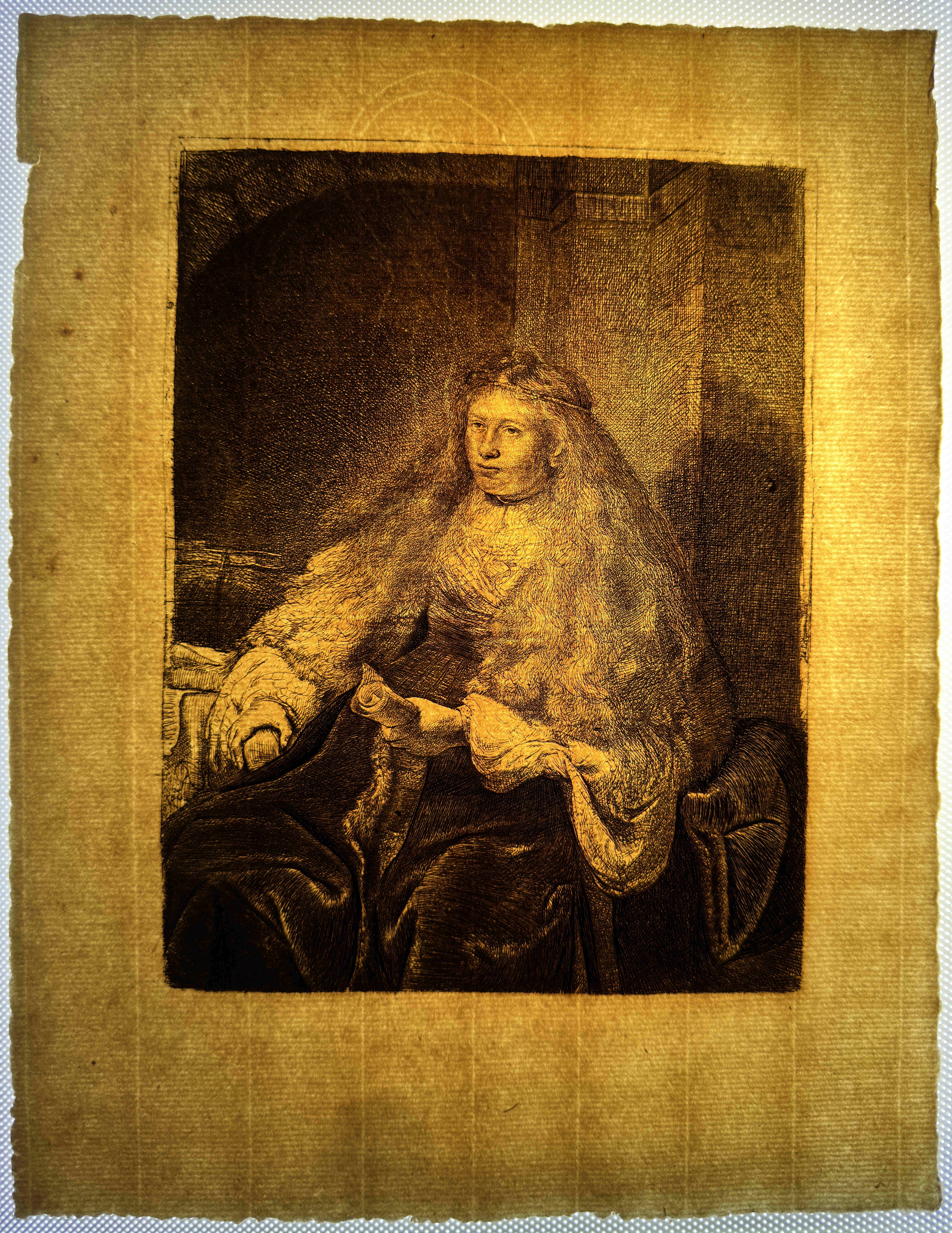 Fortuna watermark — full (transmitted light)