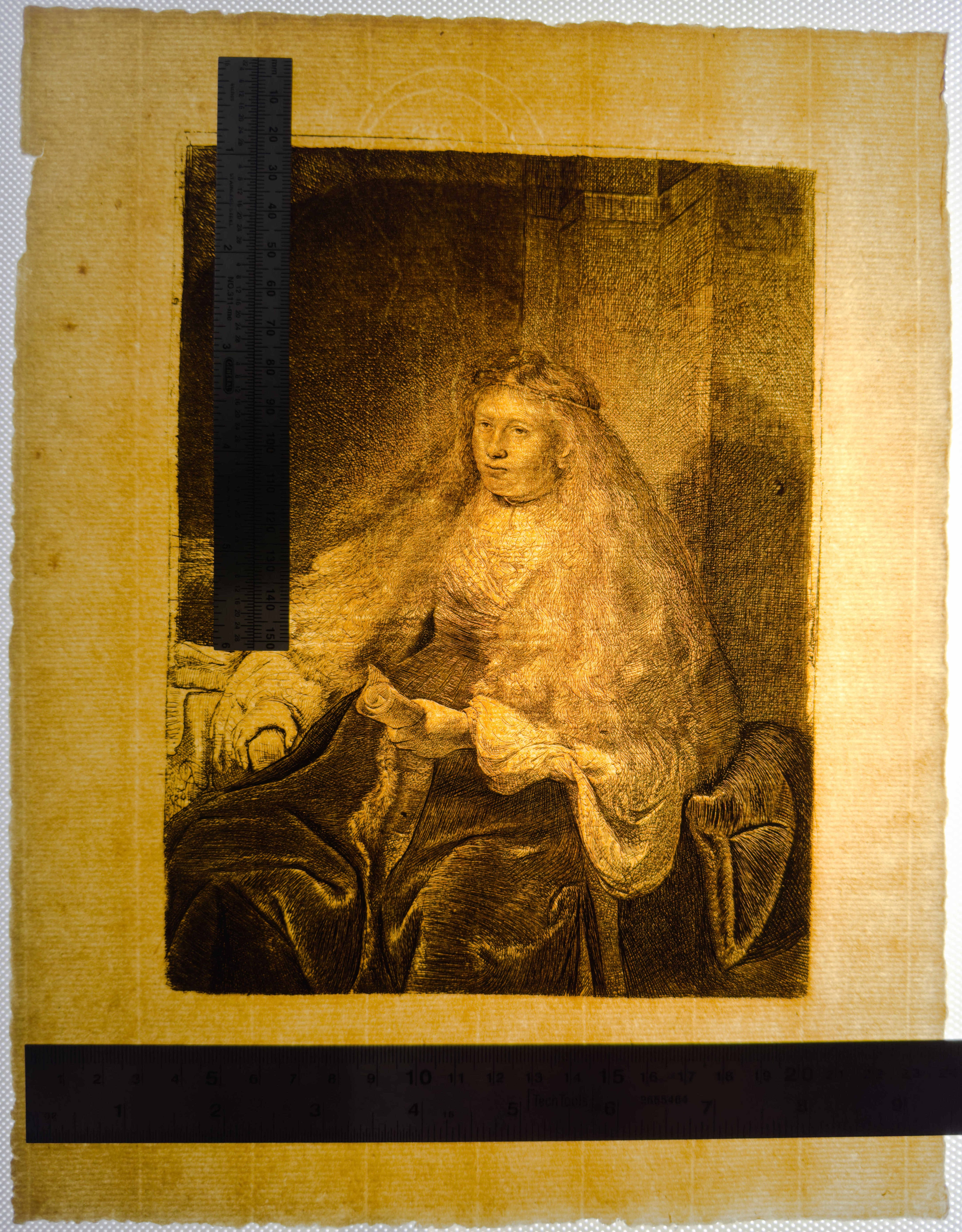 Paper texture (laid structure)