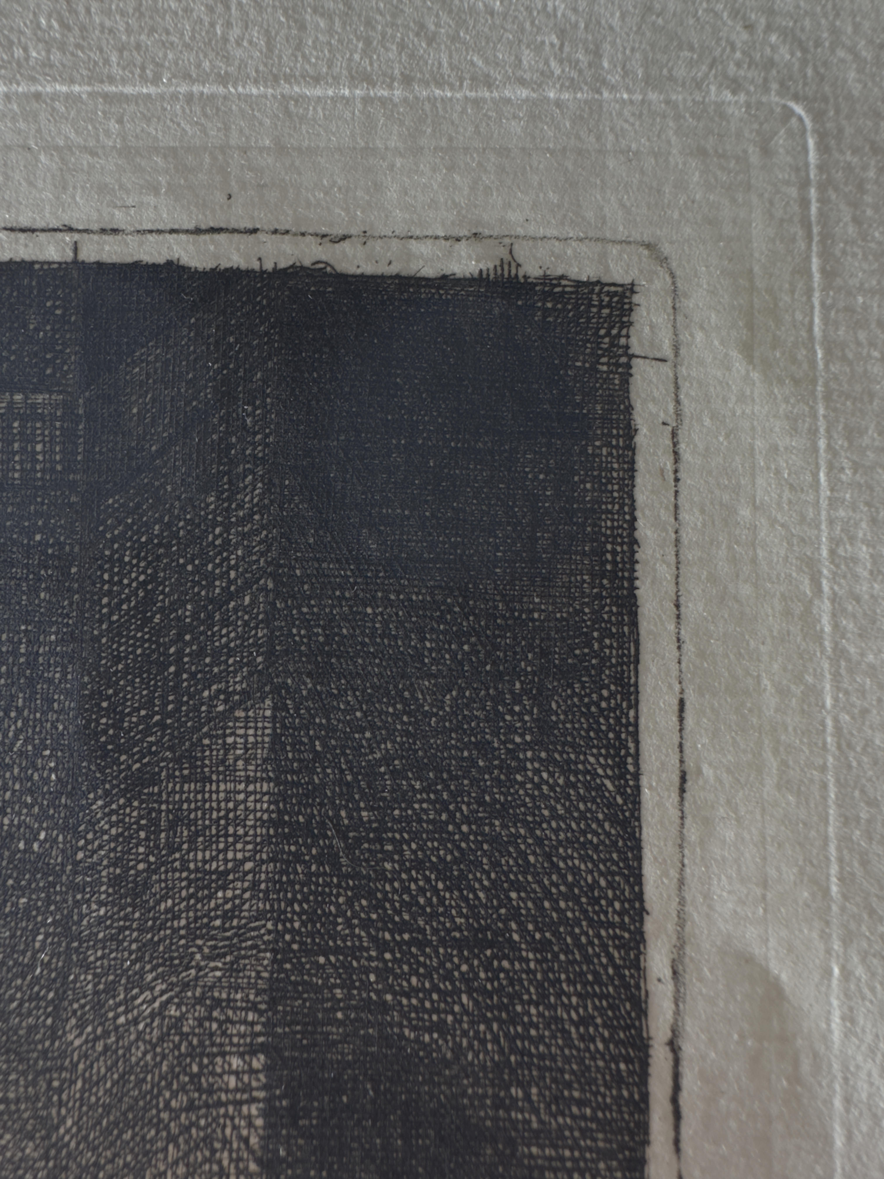 Plate Mark — Upper Right