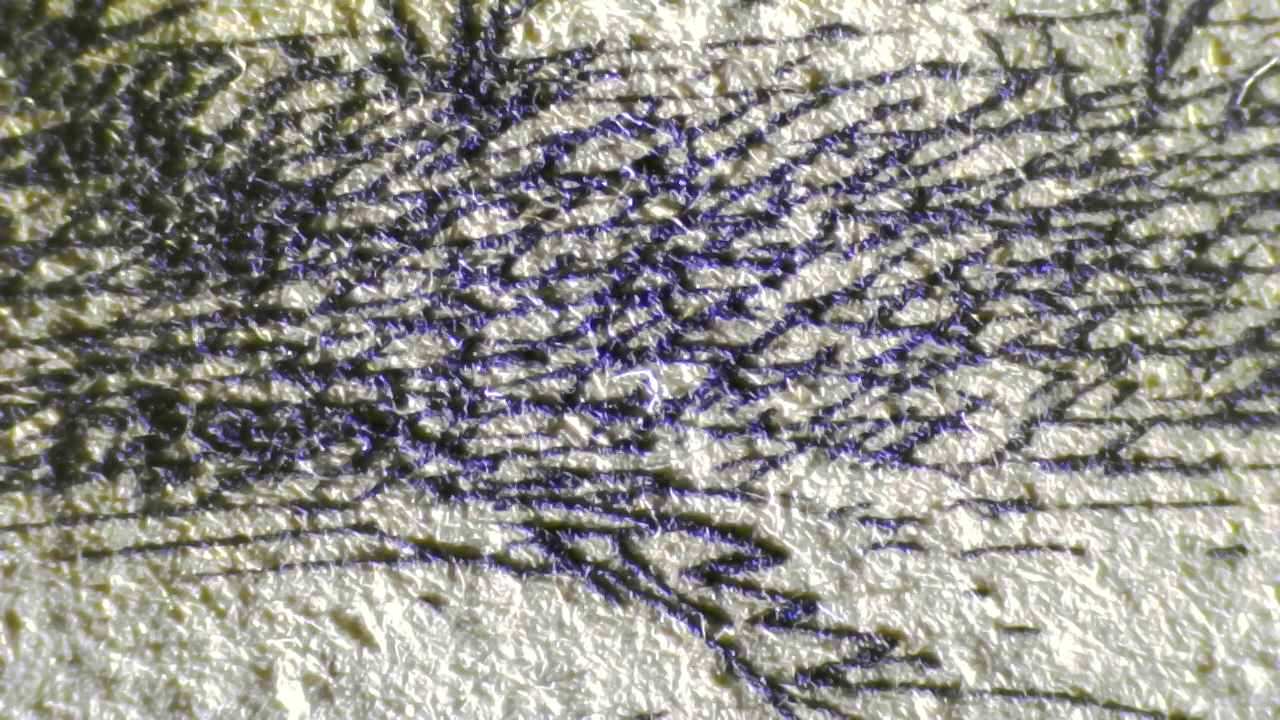 Dominant hatching — detail