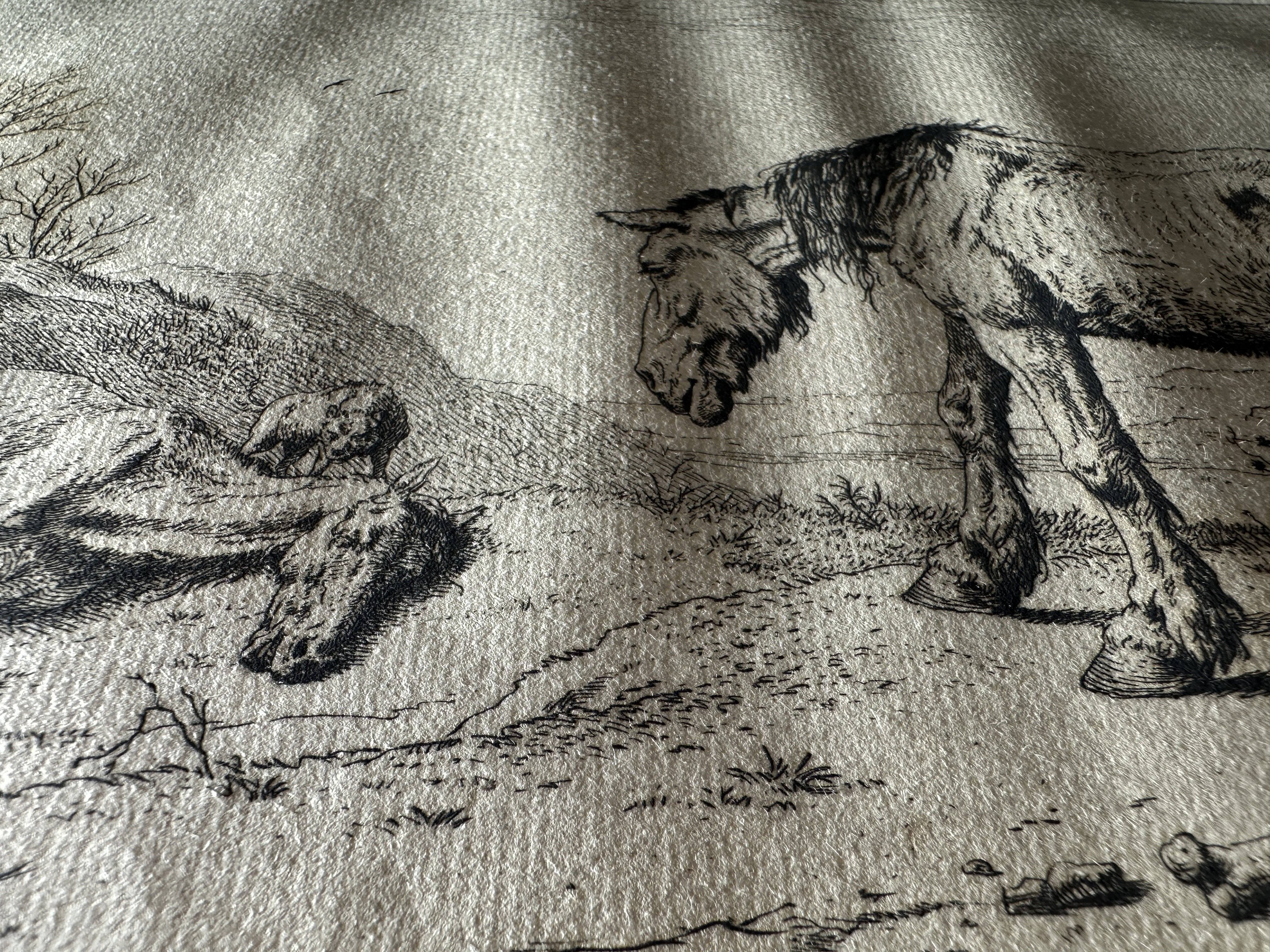 Visible paper fibers