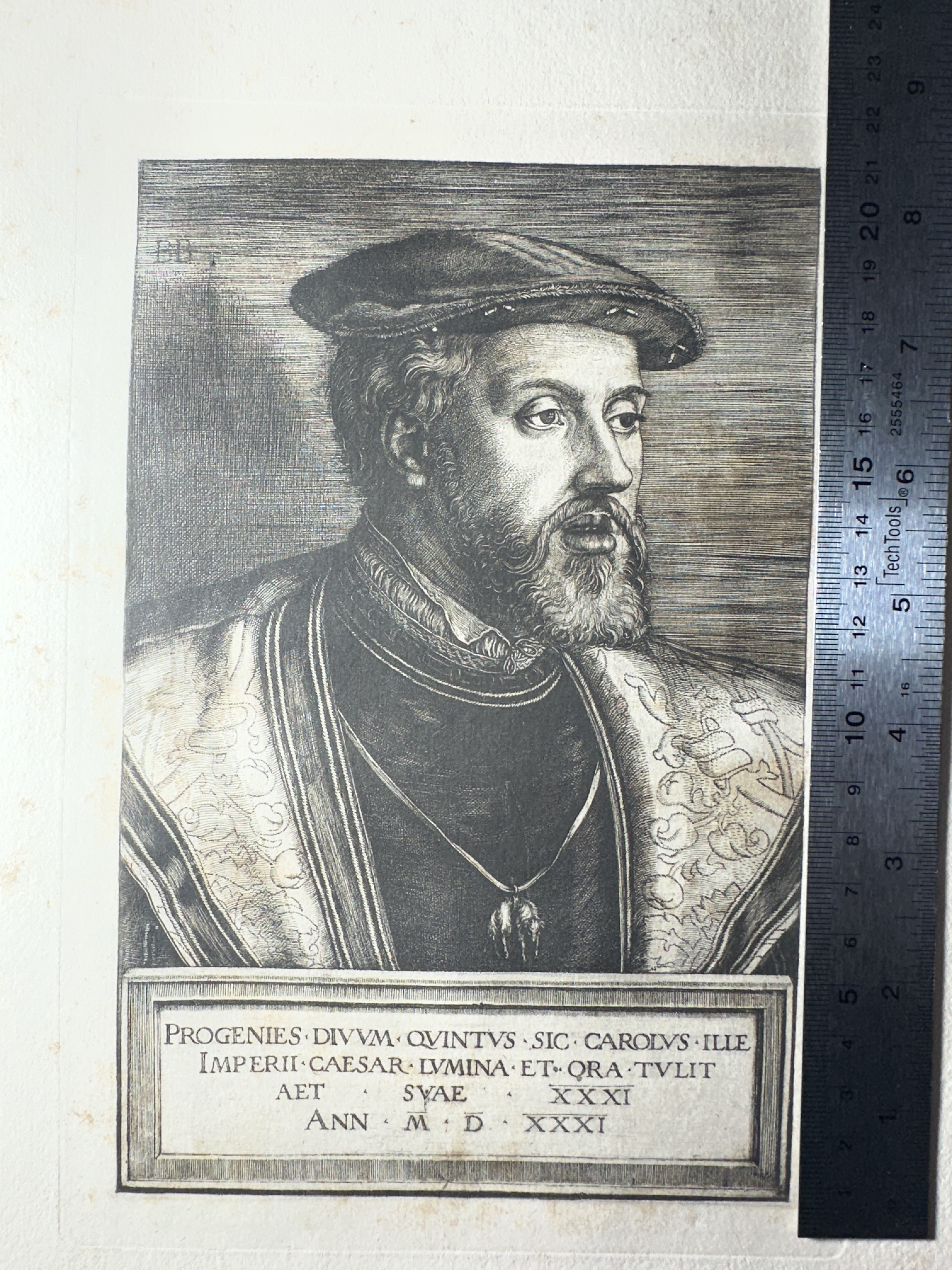 Plate height 216 mm.