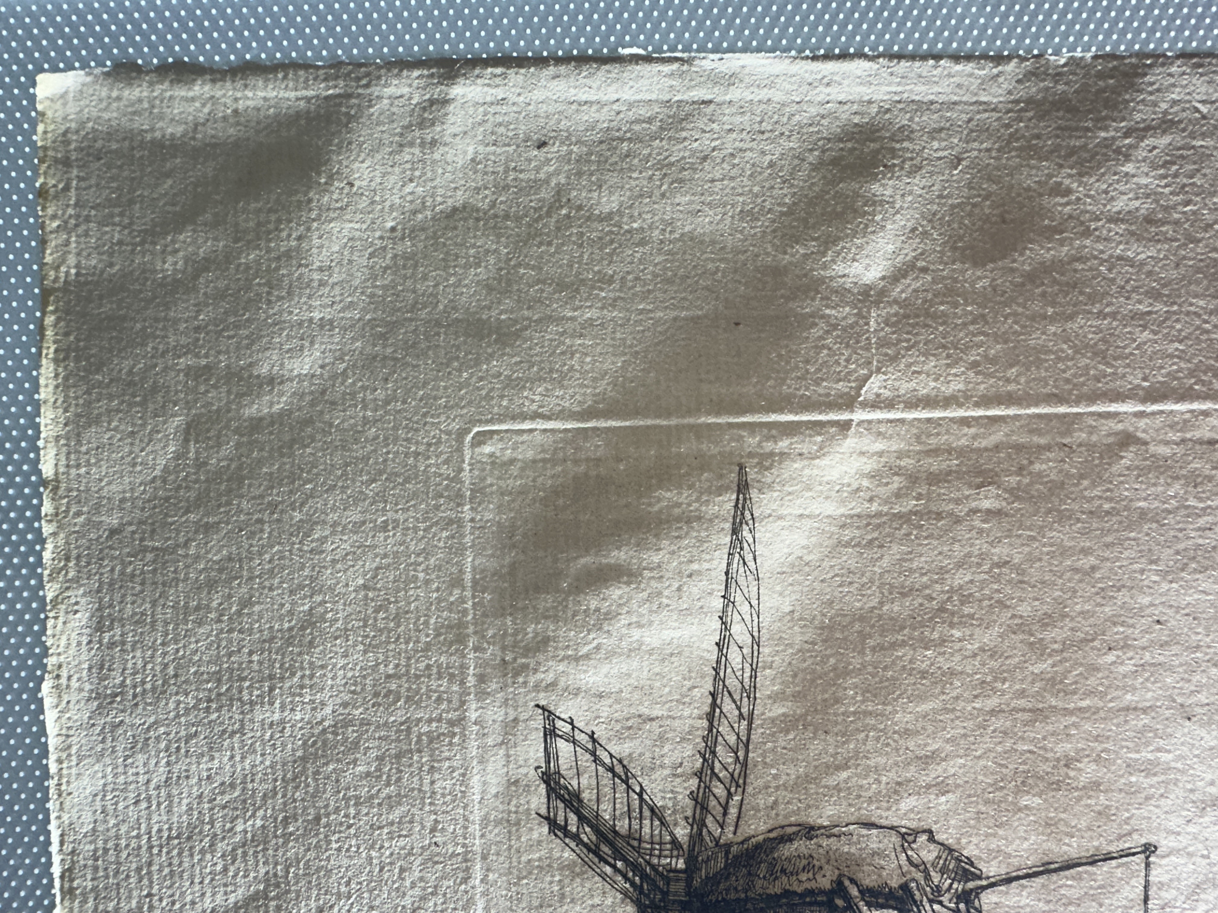 Platemark, upper left