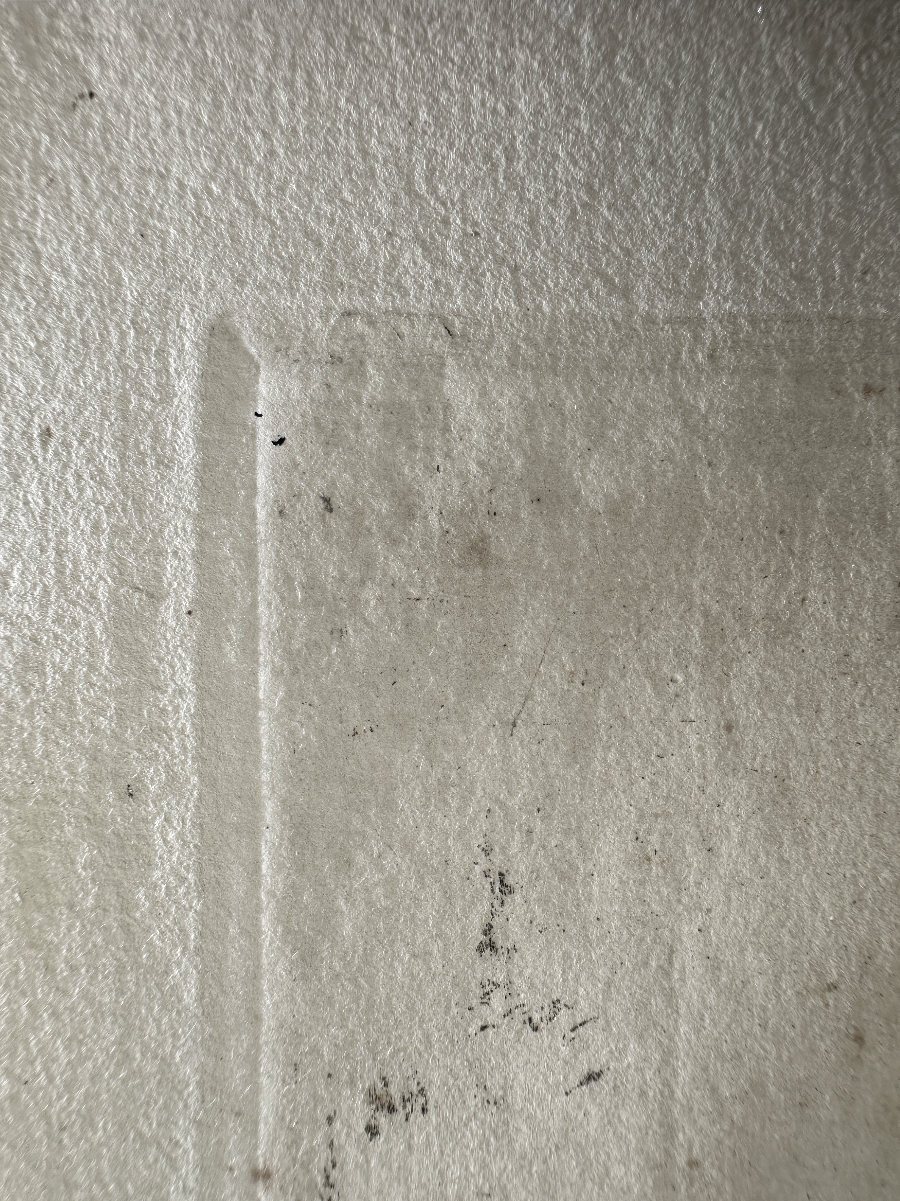 Platemark, upper left