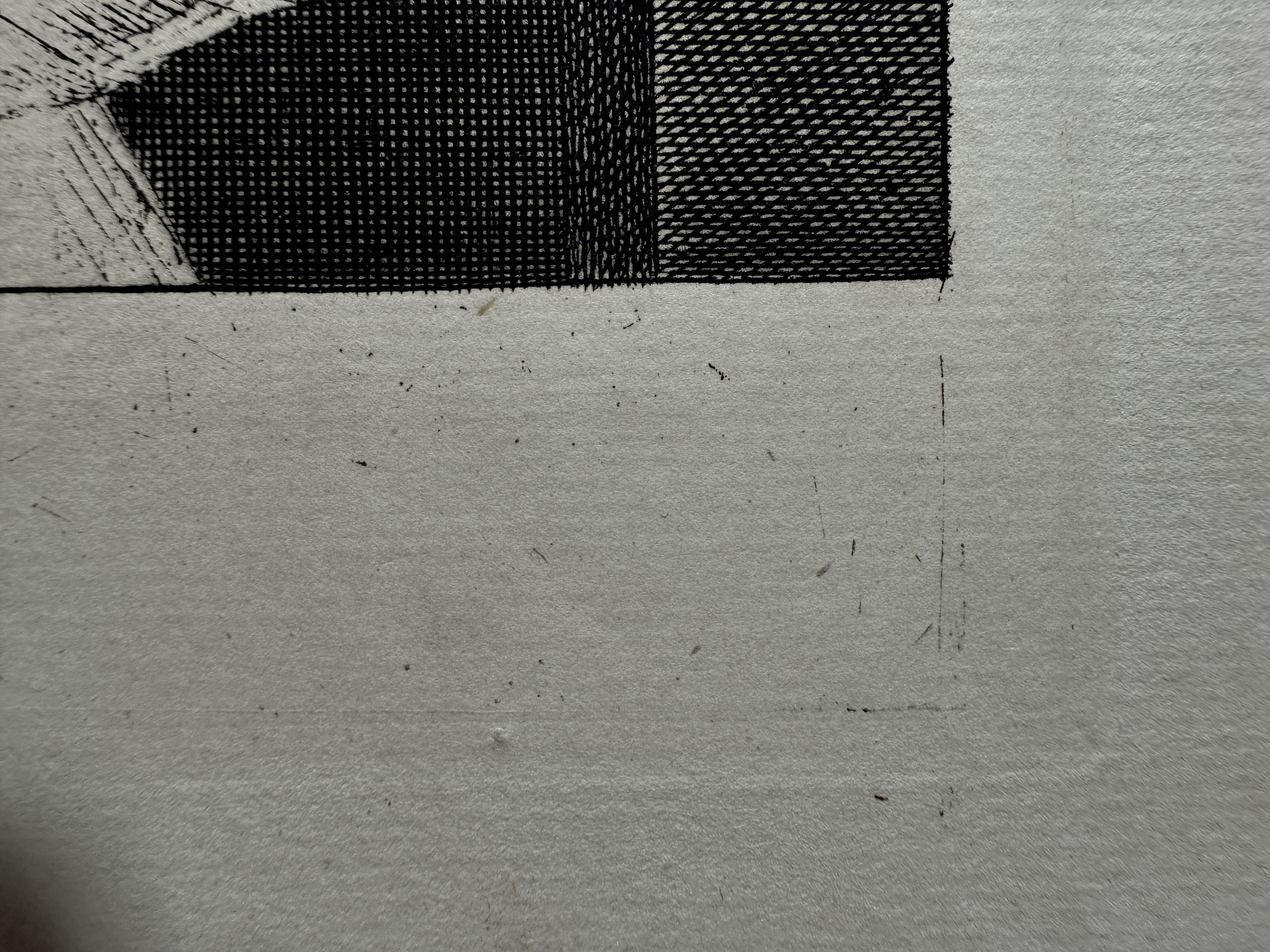 Platemark, lower right