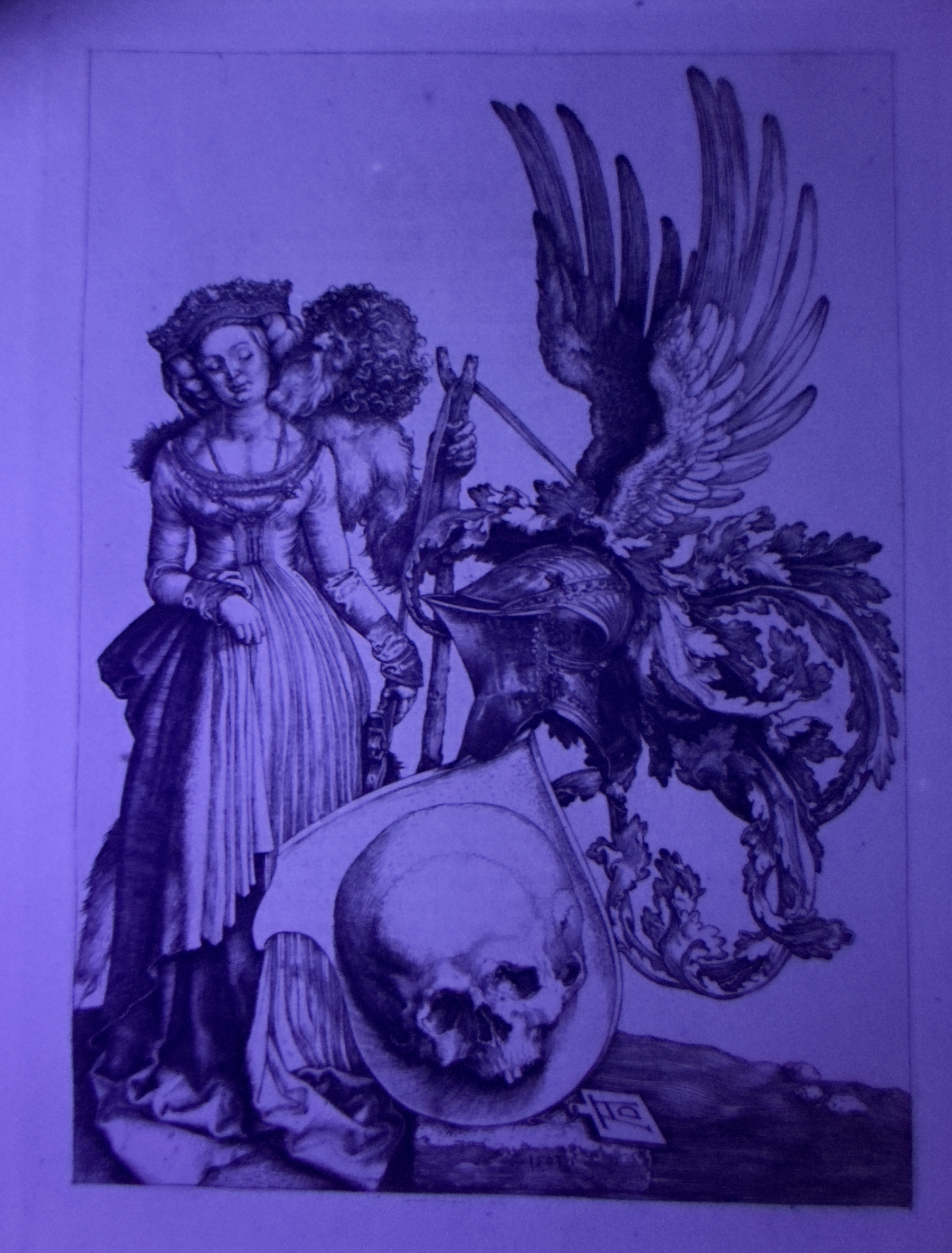 Reverse ultraviolet illumination