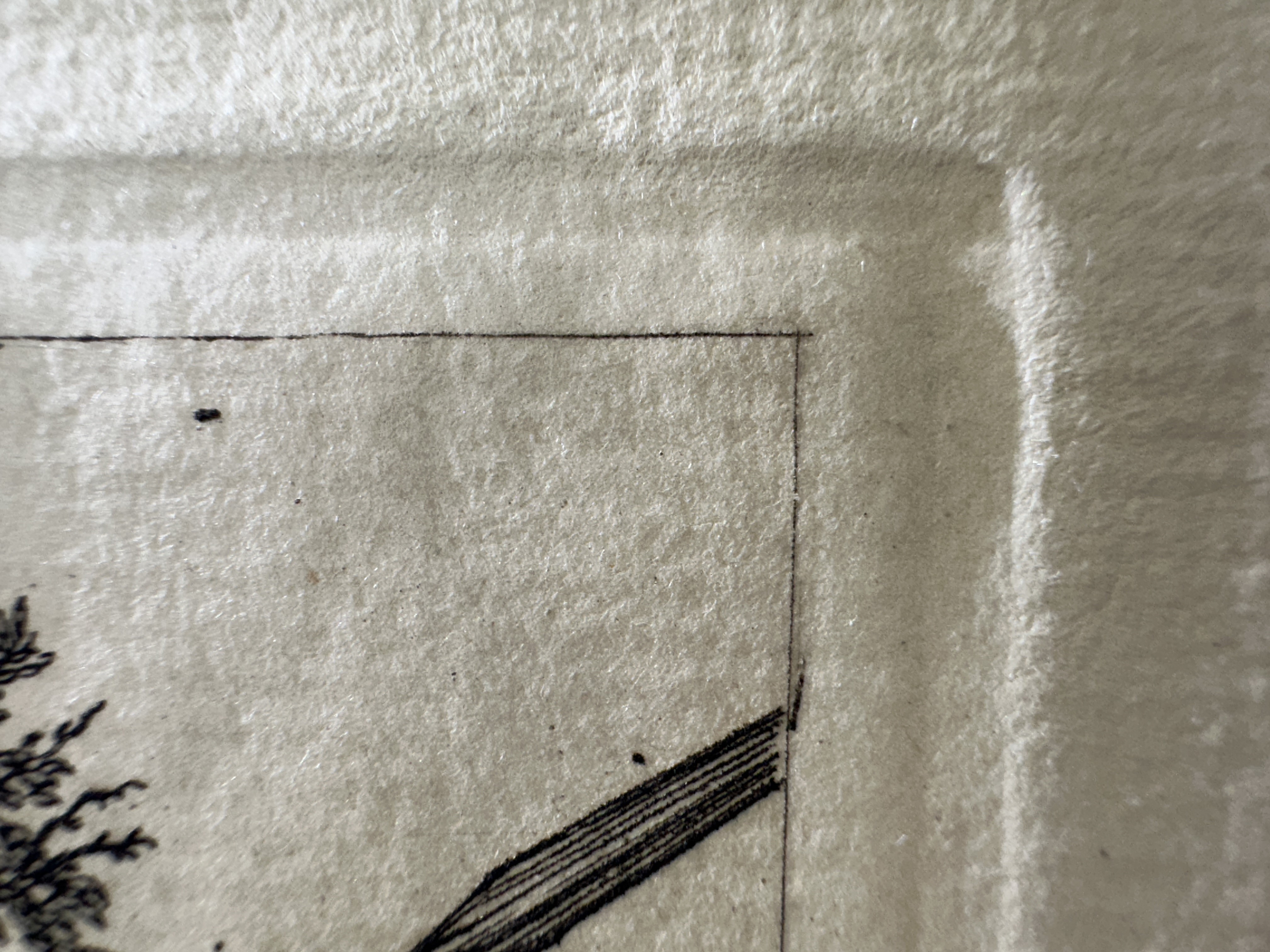 Platemark, upper right