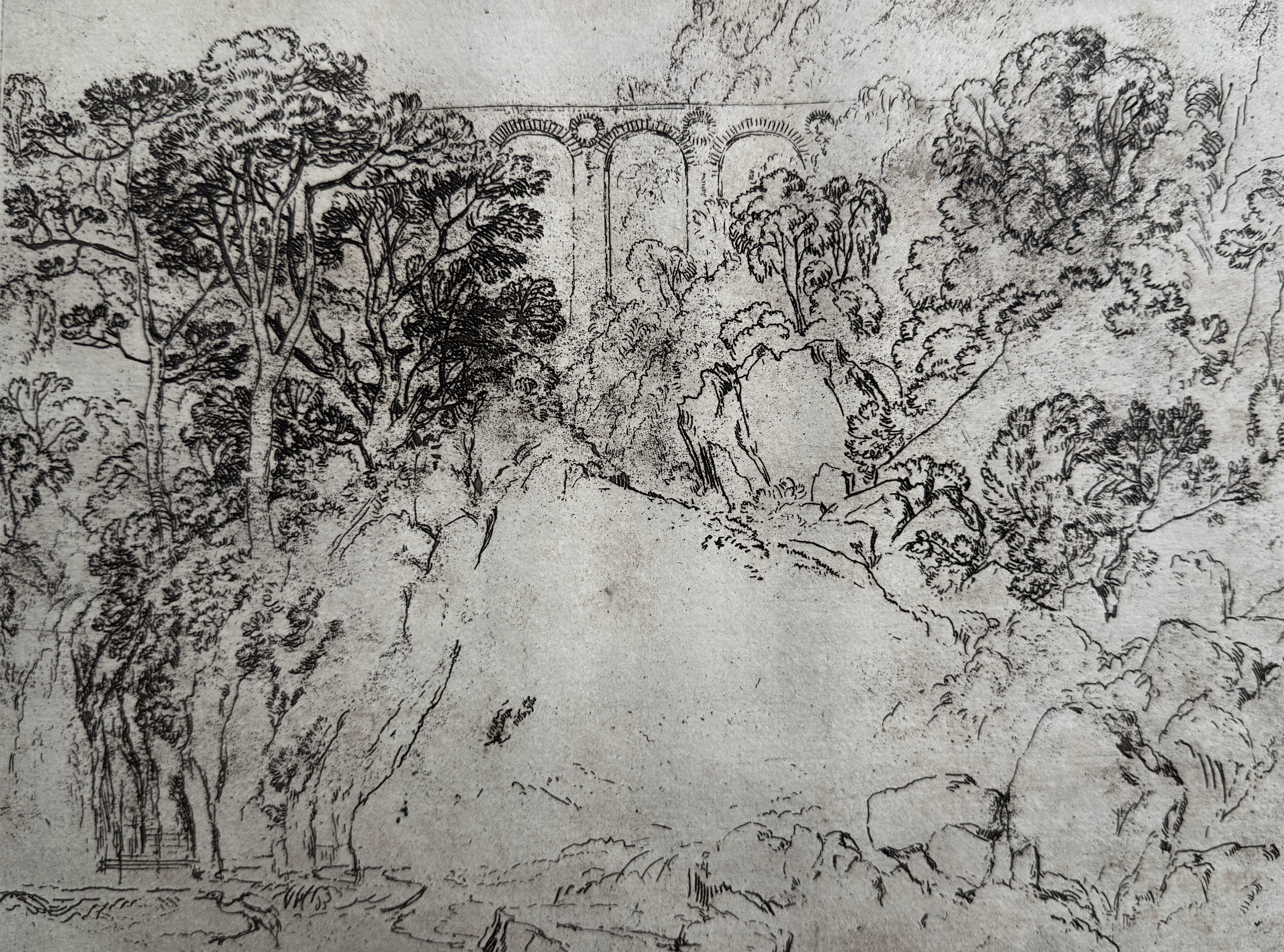 The Stork and Aqueduct (About c. 1820) — William Turner