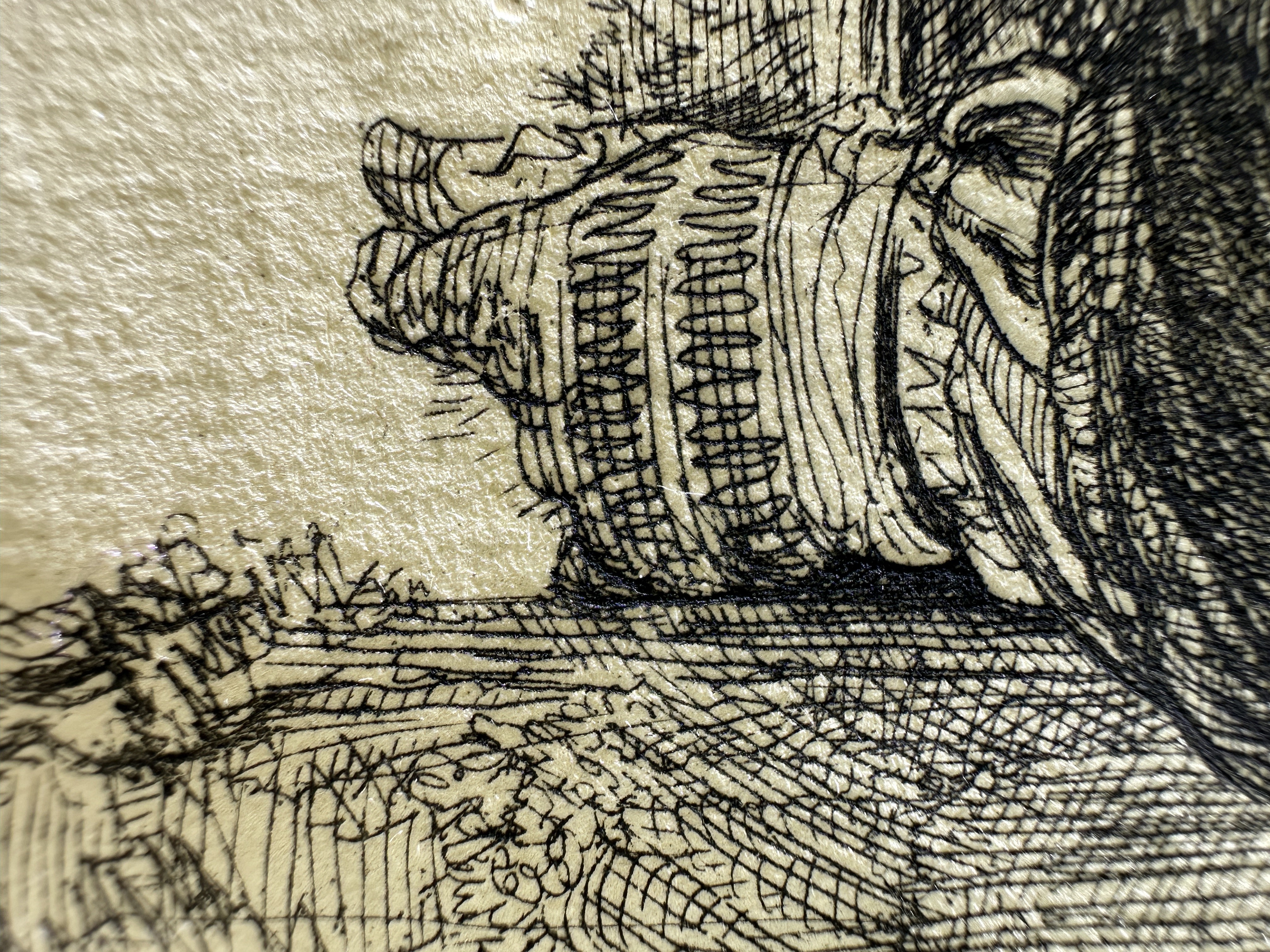 Hand detail (macro).